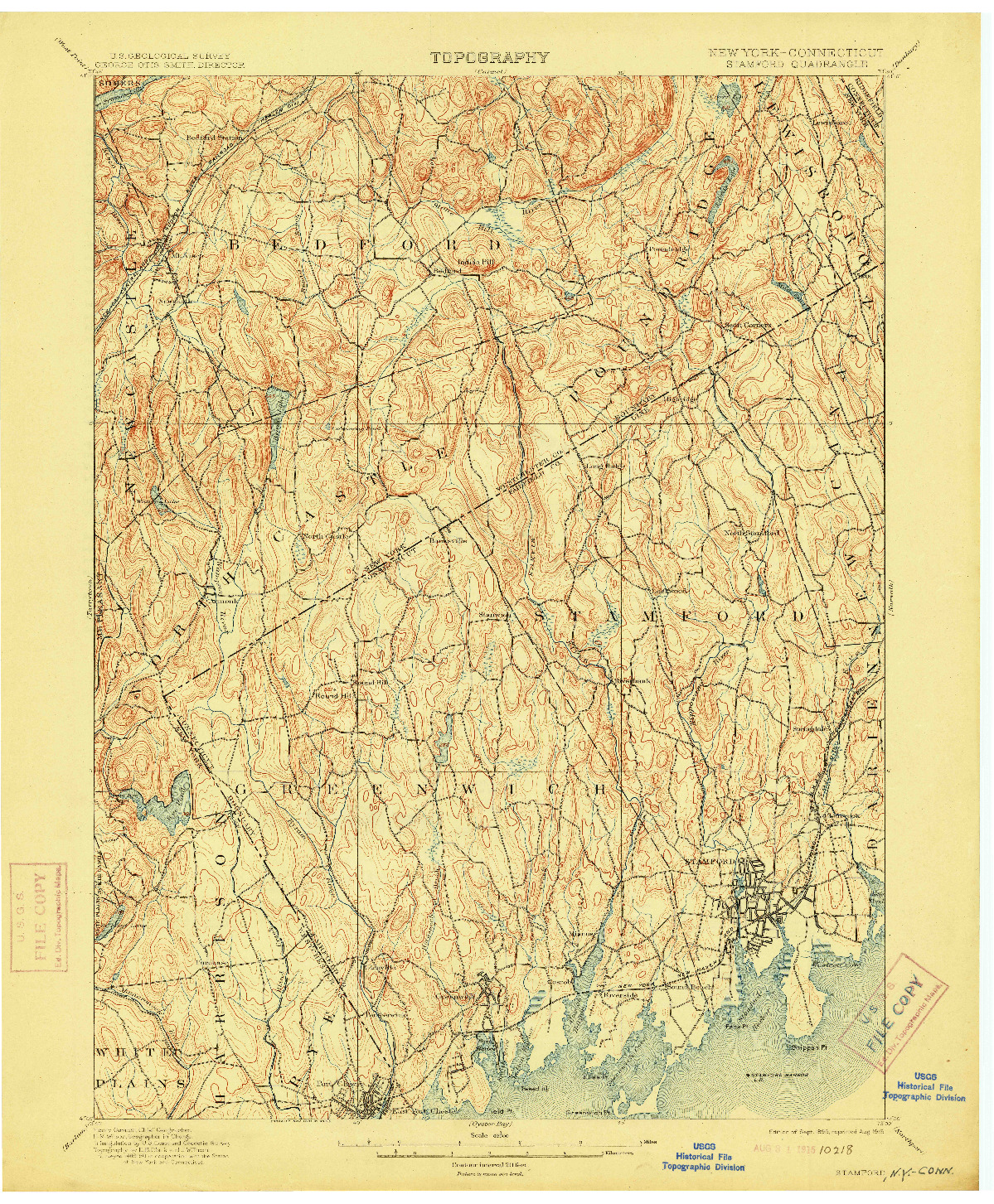 USGS 1:62500-SCALE QUADRANGLE FOR STAMFORD, NY 1899