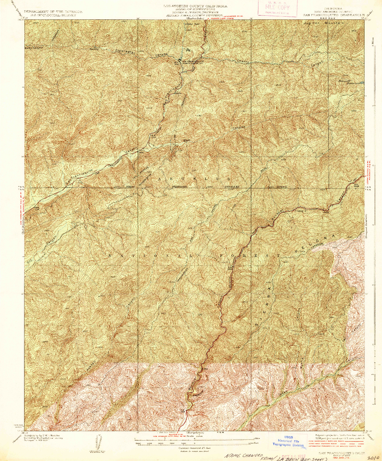 USGS 1:24000-SCALE QUADRANGLE FOR SAN FRANCISQUITO, CA 1937