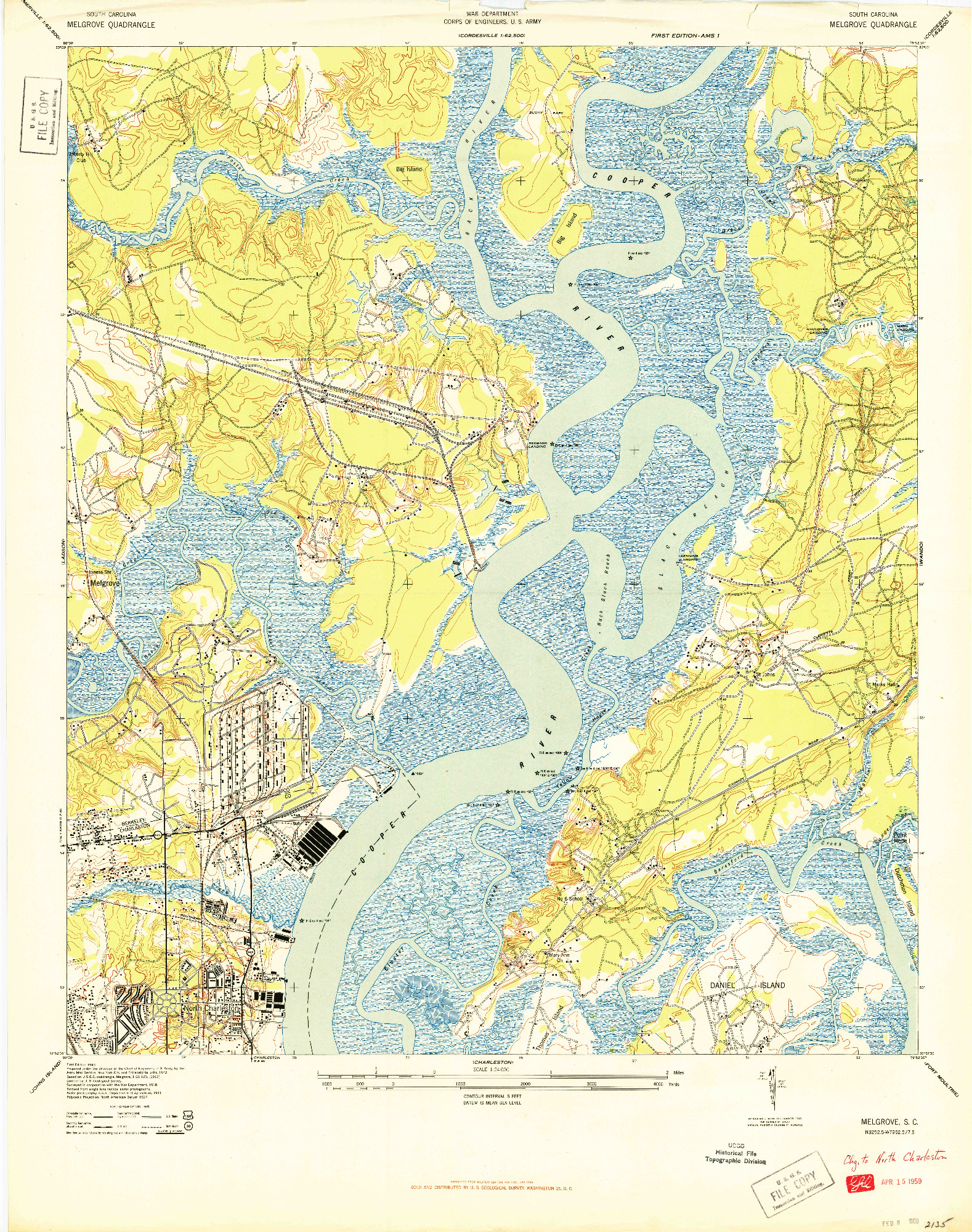USGS 1:24000-SCALE QUADRANGLE FOR MELGROVE, SC 1940