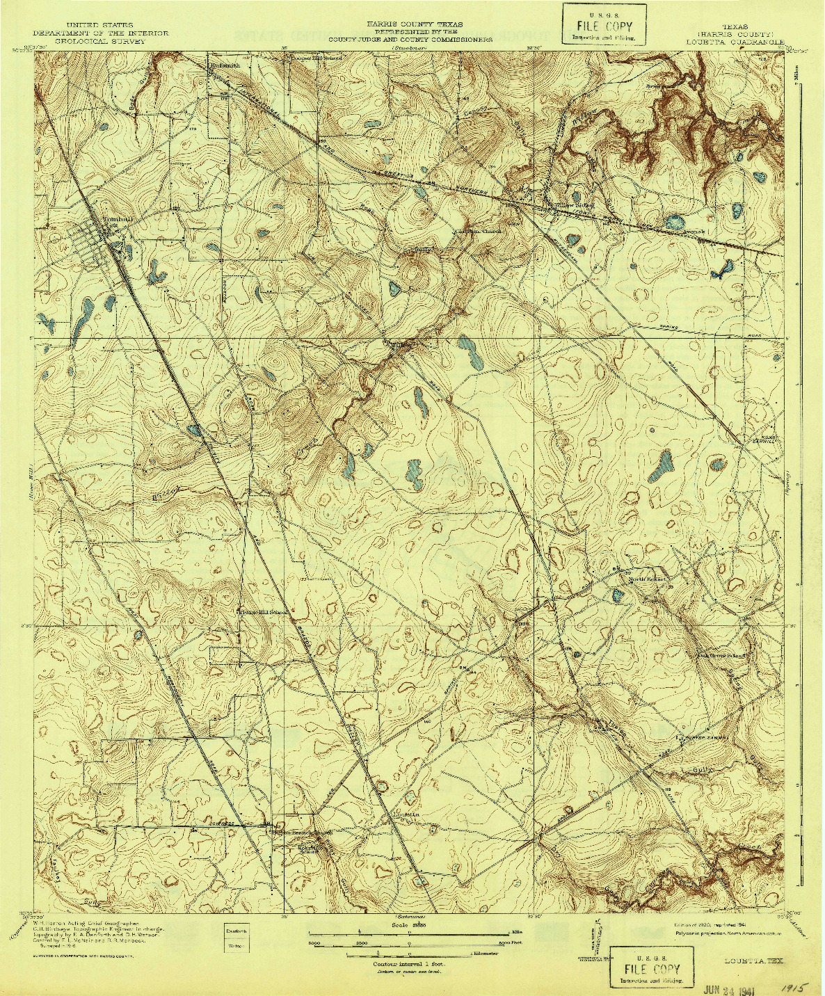 USGS 1:31680-SCALE QUADRANGLE FOR LOUETTA, TX 1920