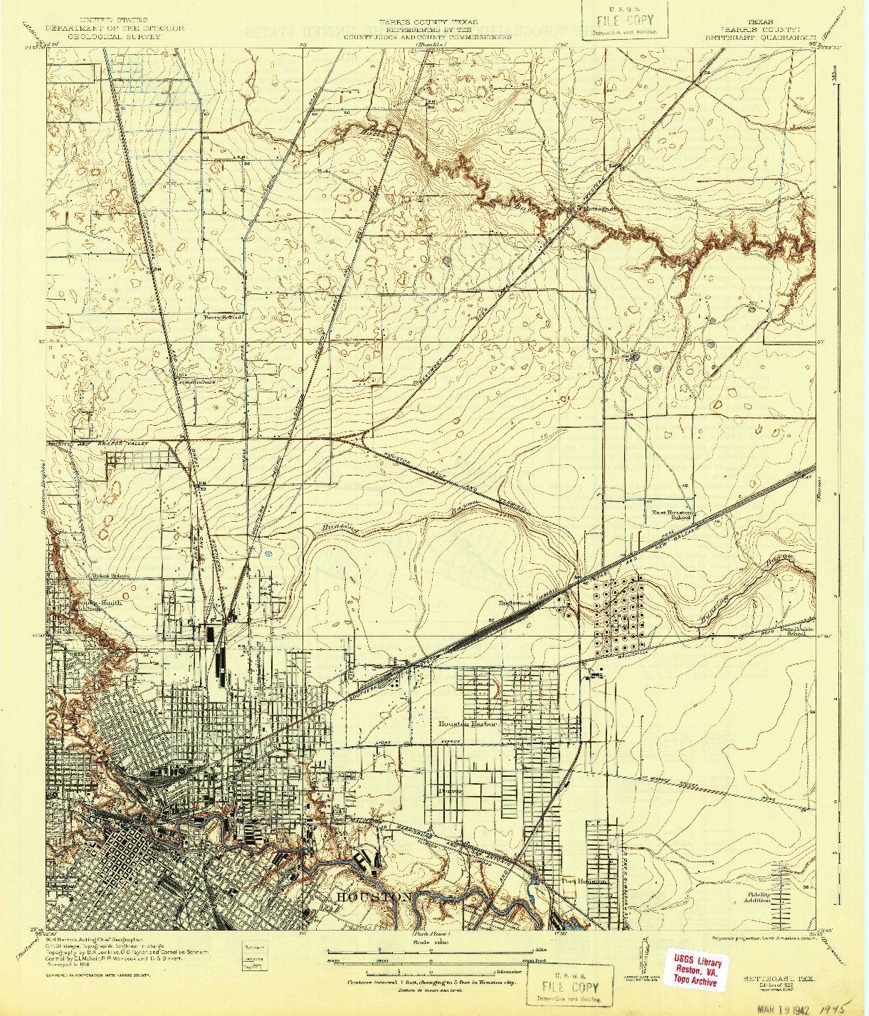 USGS 1:31680-SCALE QUADRANGLE FOR SETTEGAST, TX 1922