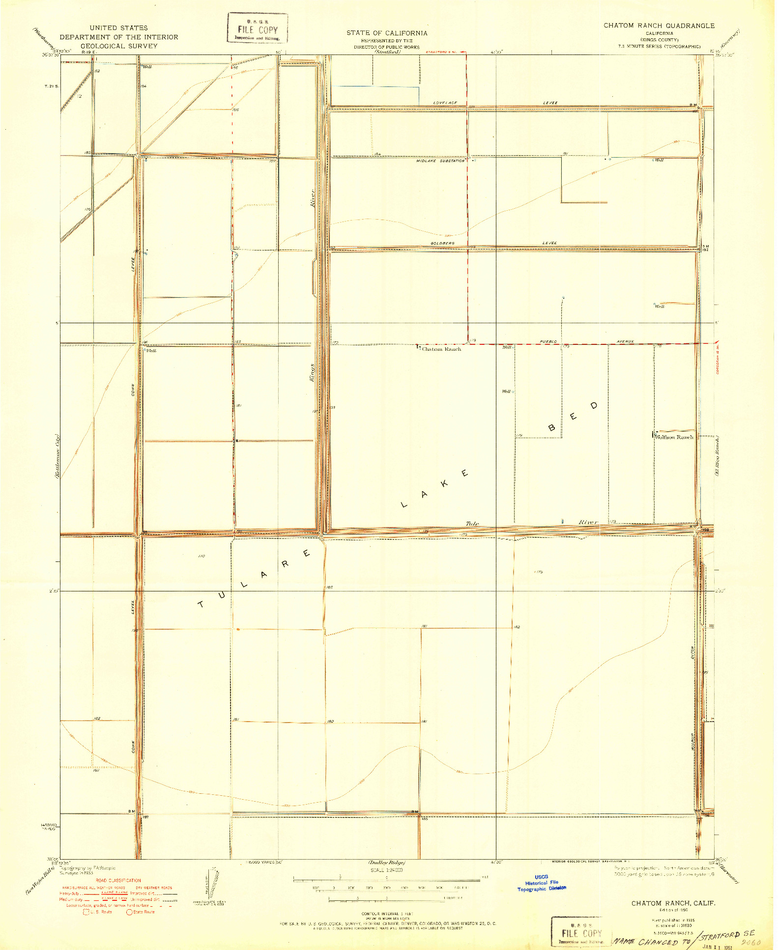 USGS 1:24000-SCALE QUADRANGLE FOR CHATOM RANCH, CA 1950