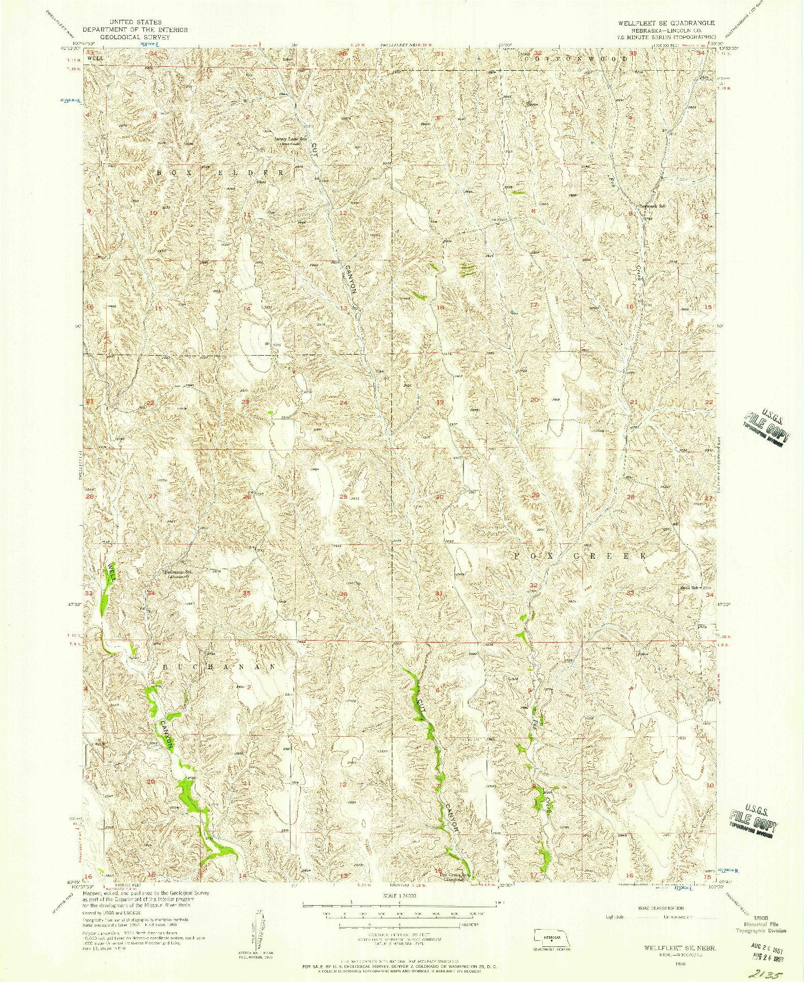 USGS 1:24000-SCALE QUADRANGLE FOR WELLFLEET SE, NE 1956