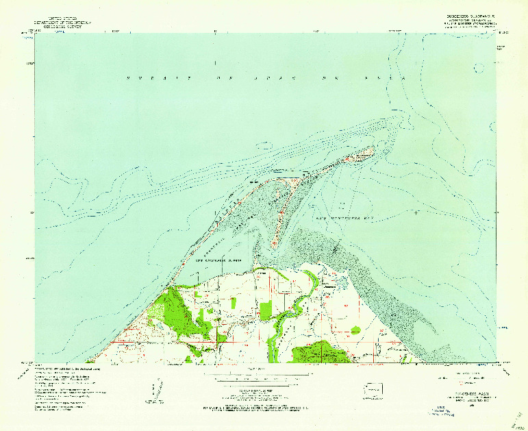 USGS 1:24000-SCALE QUADRANGLE FOR DUNGENESS, WA 1956