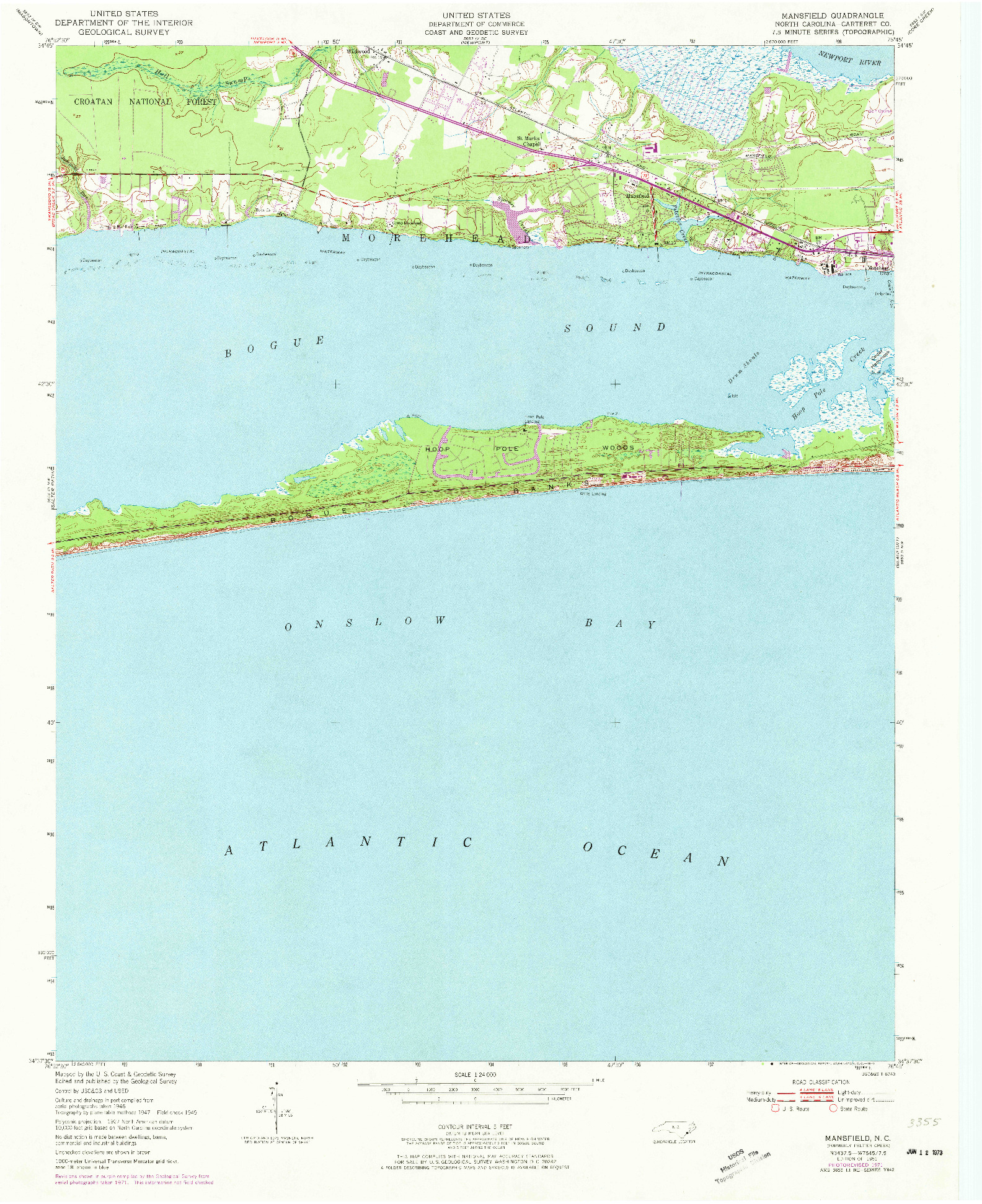 USGS 1:24000-SCALE QUADRANGLE FOR MANSFIELD, NC 1951