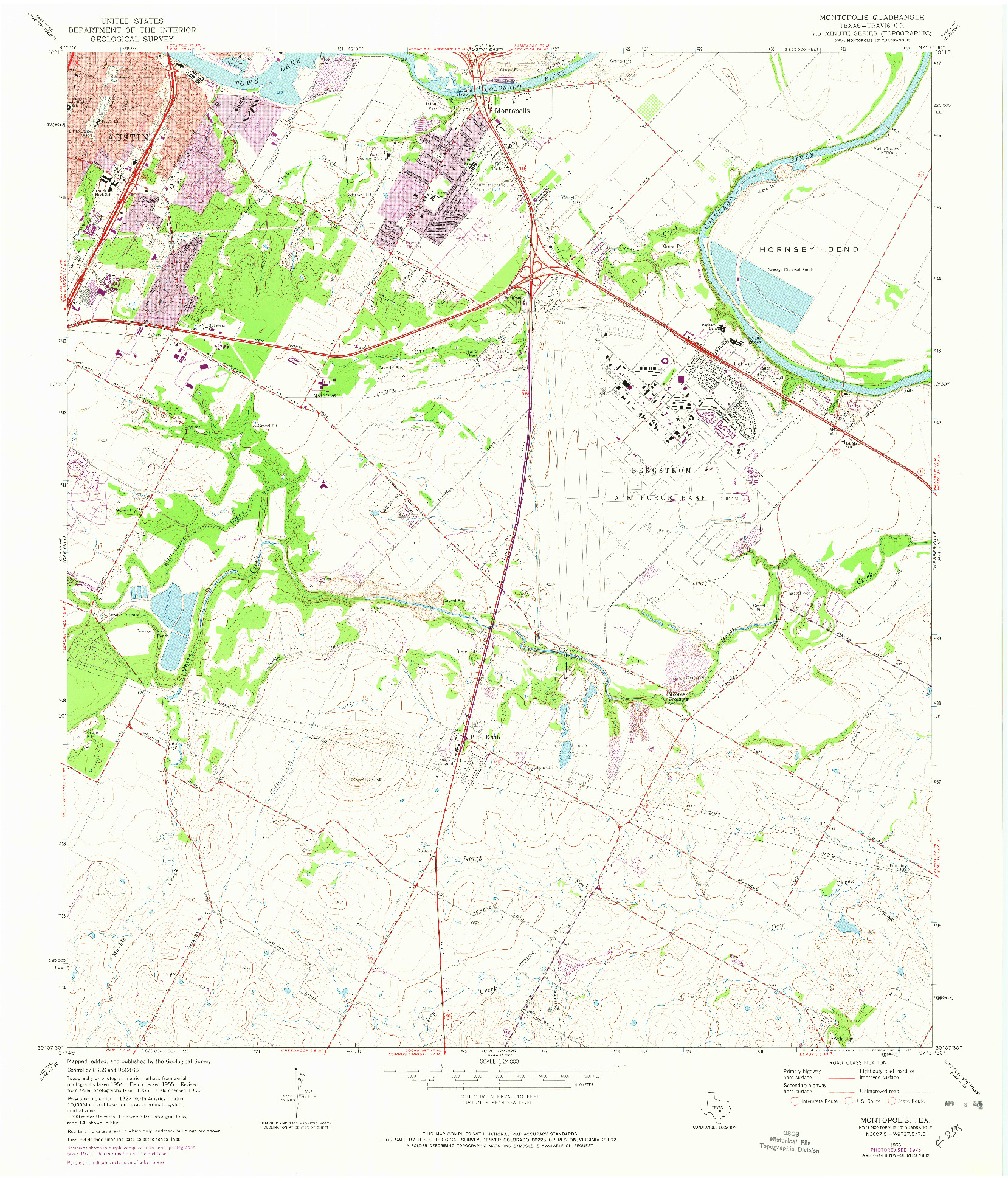 USGS 1:24000-SCALE QUADRANGLE FOR MONTOPOLIS, TX 1973