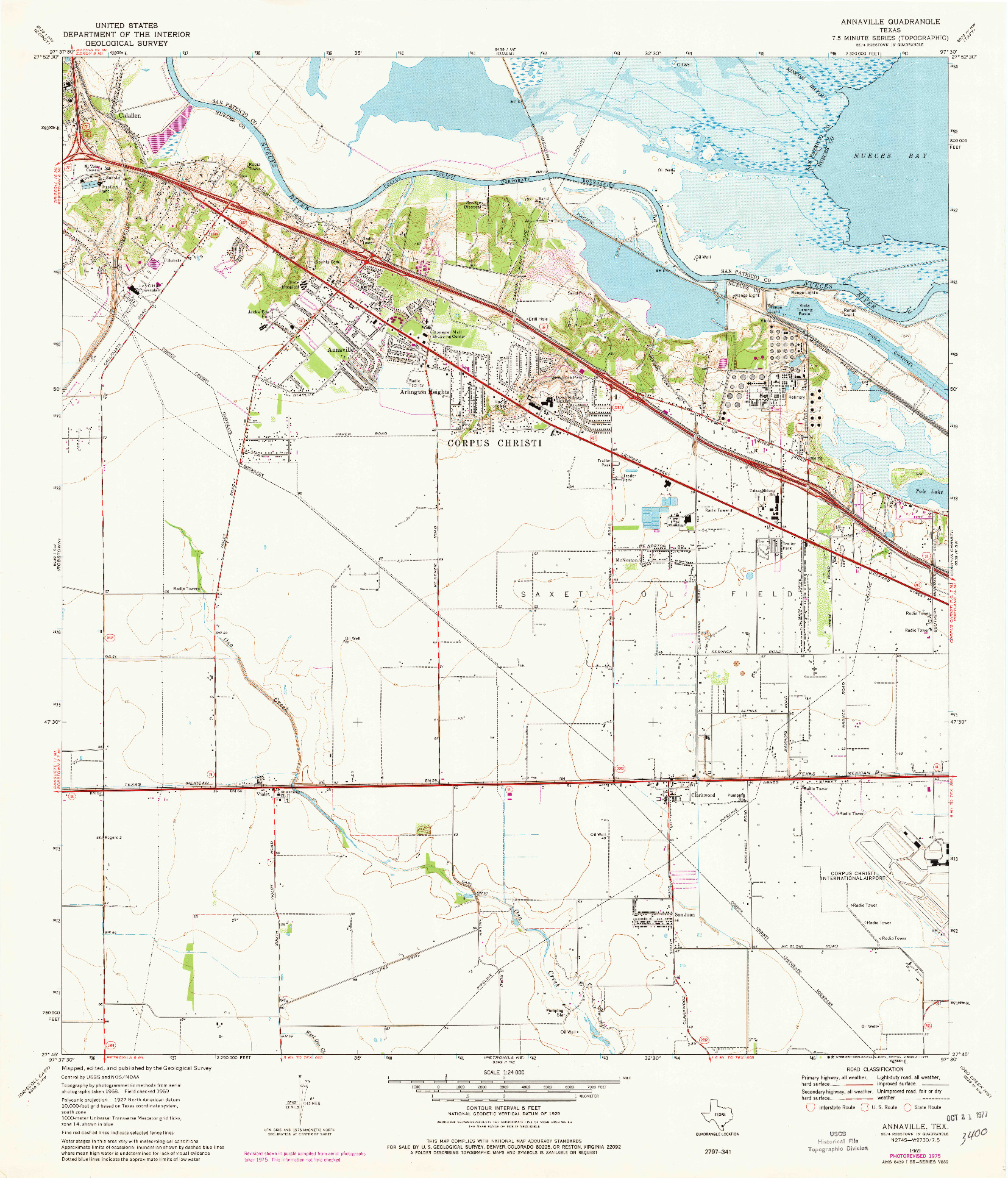 USGS 1:24000-SCALE QUADRANGLE FOR ANNAVILLE, TX 1969