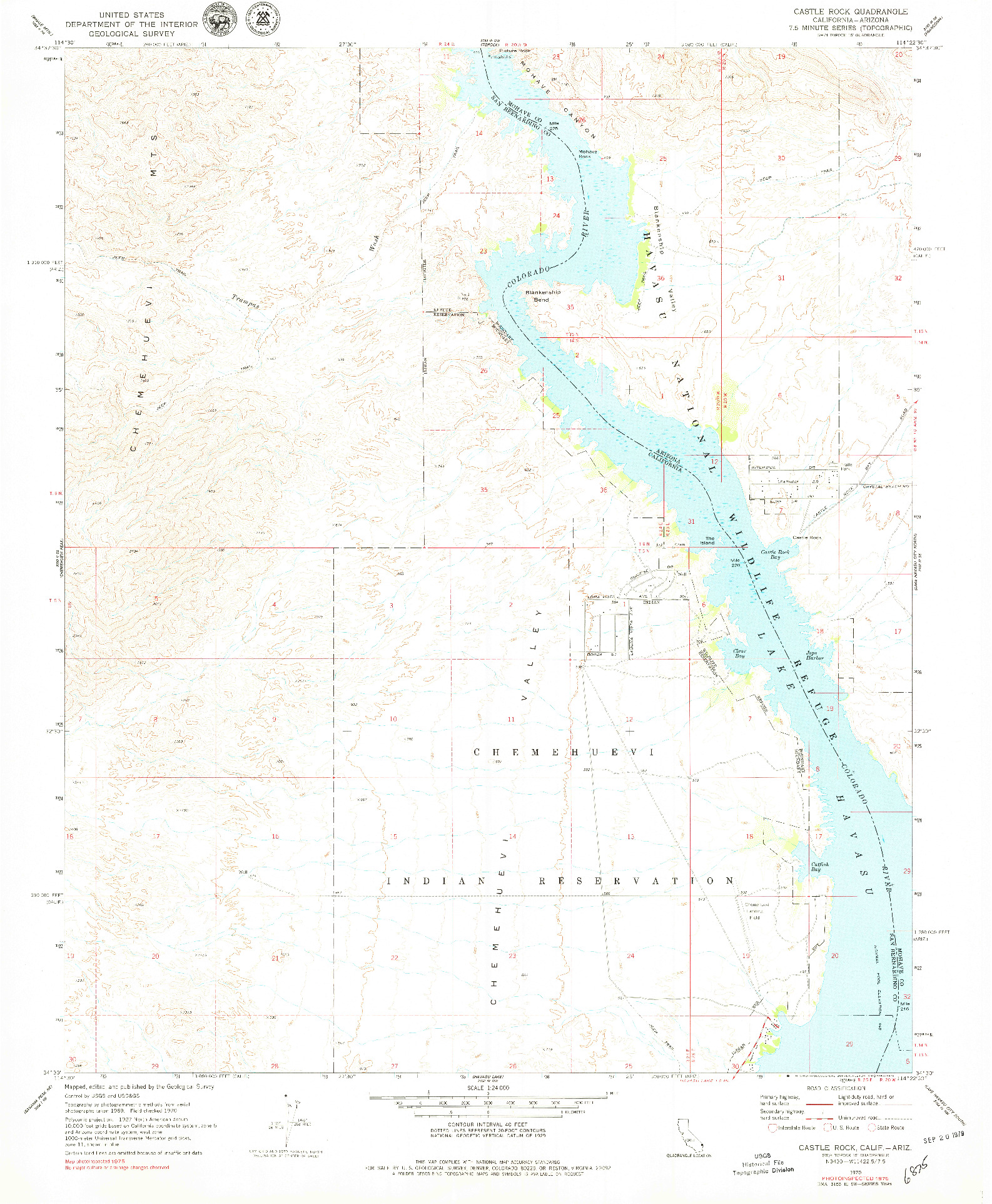 USGS 1:24000-SCALE QUADRANGLE FOR CASTLE ROCK, CA 1970