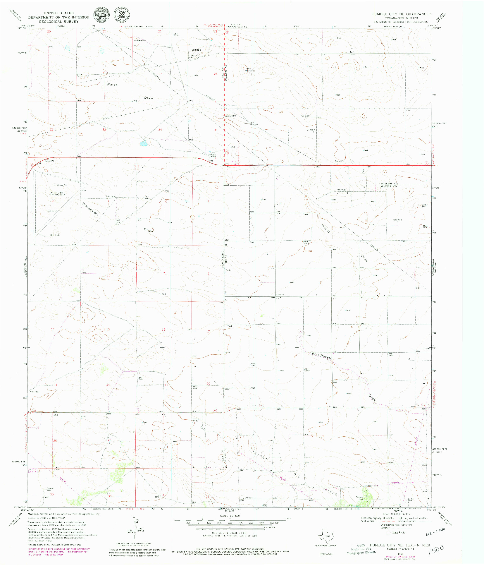 USGS 1:24000-SCALE QUADRANGLE FOR HUMBLE CITY NE, TX 1969