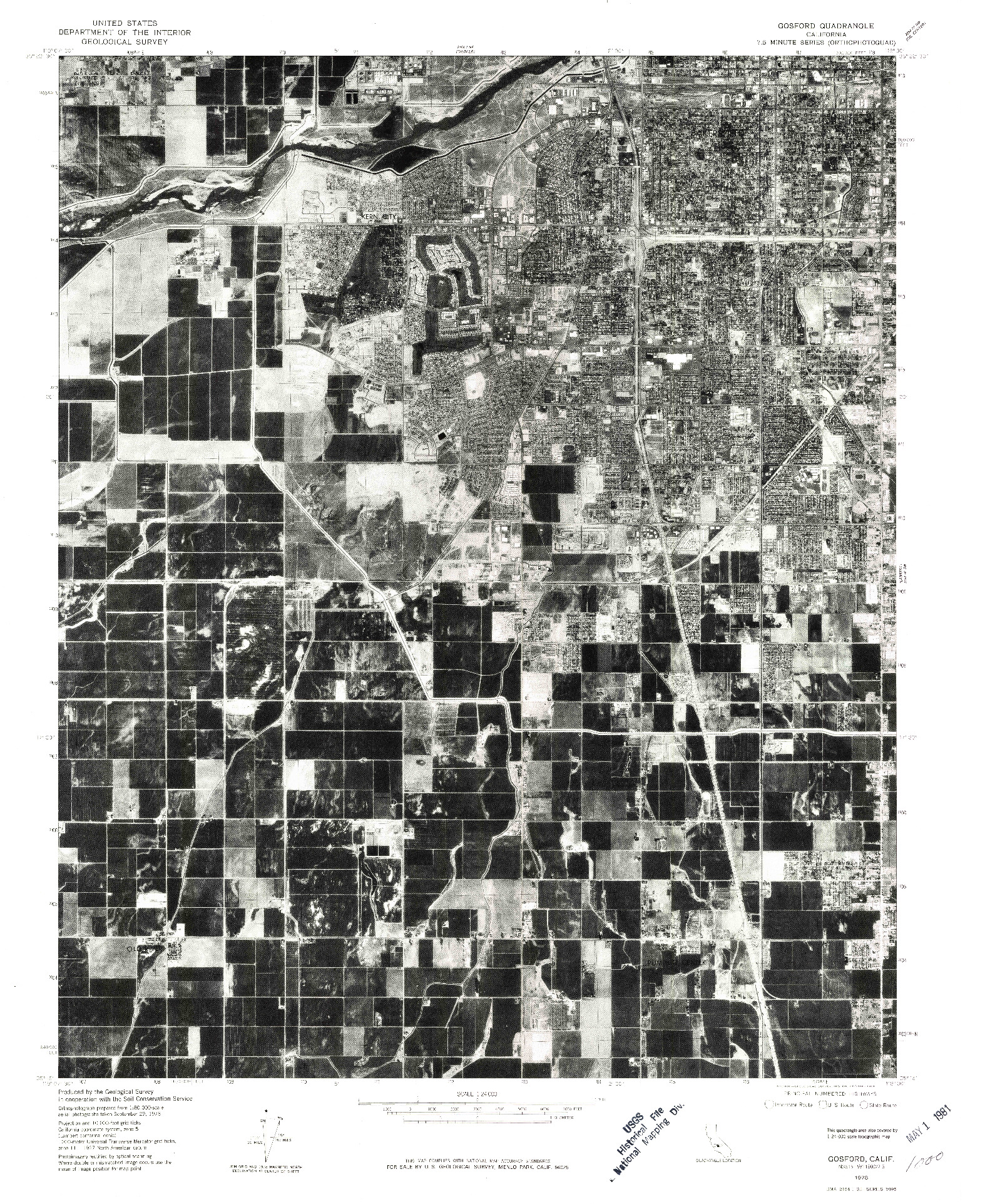 USGS 1:24000-SCALE QUADRANGLE FOR GOSFORD, CA 1978