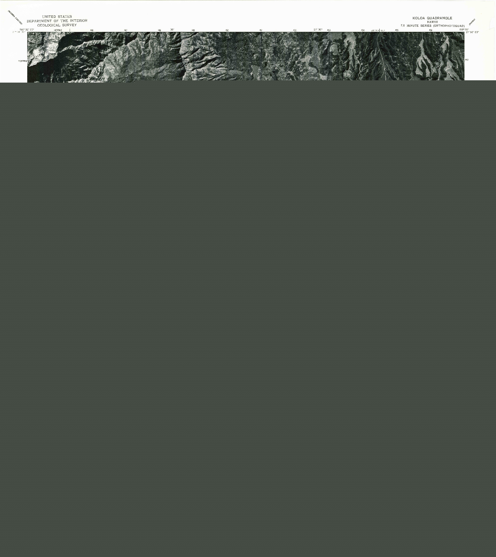 USGS 1:24000-SCALE QUADRANGLE FOR KOLOA, HI 1978
