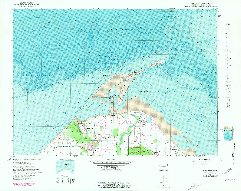 USGS 1:24000-SCALE QUADRANGLE FOR DUNGENESS, WA 1956