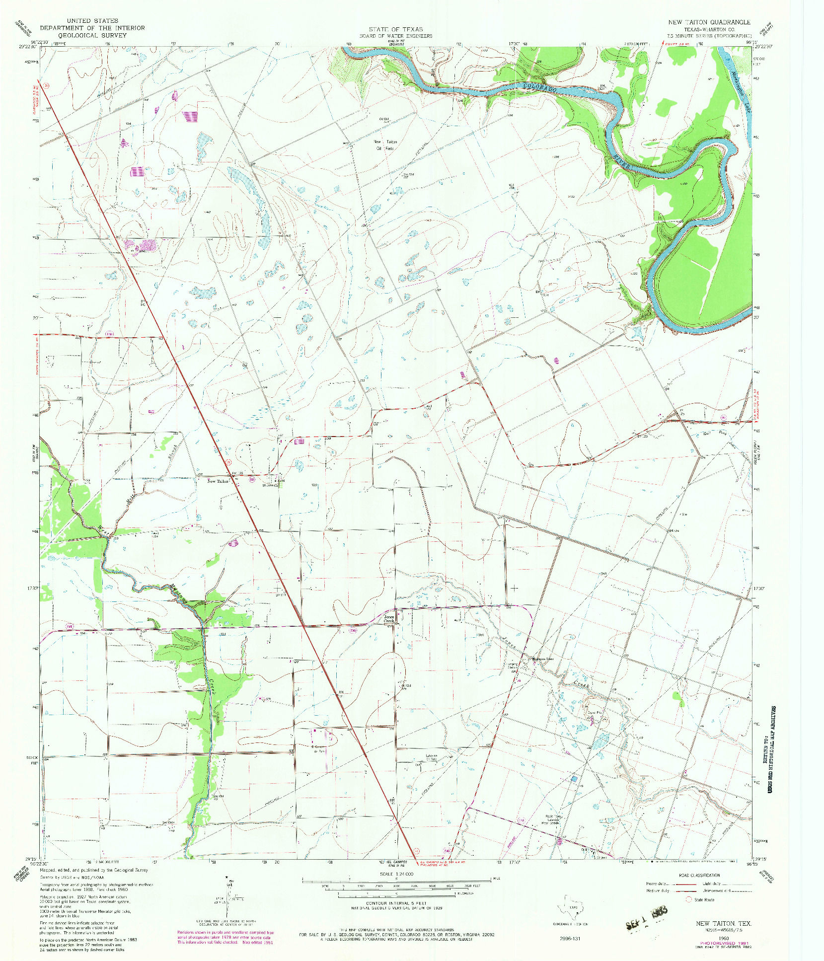 USGS 1:24000-SCALE QUADRANGLE FOR NEW TAITON, TX 1960