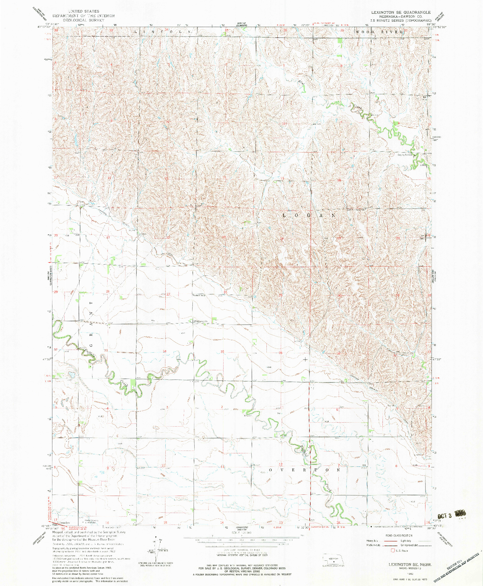 USGS 1:24000-SCALE QUADRANGLE FOR LEXINGTON SE, NE 1962