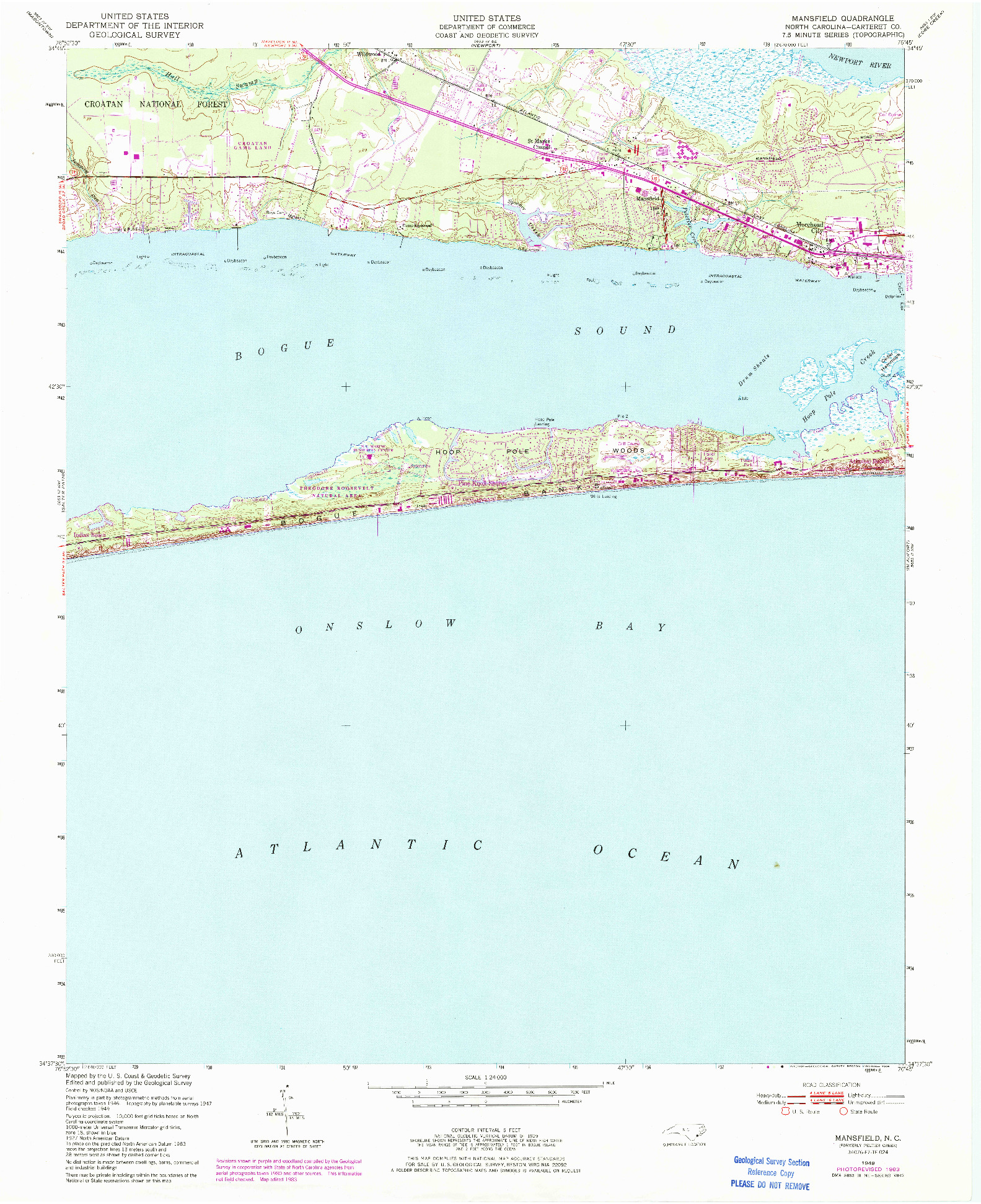 USGS 1:24000-SCALE QUADRANGLE FOR MANSFIELD, NC 1949