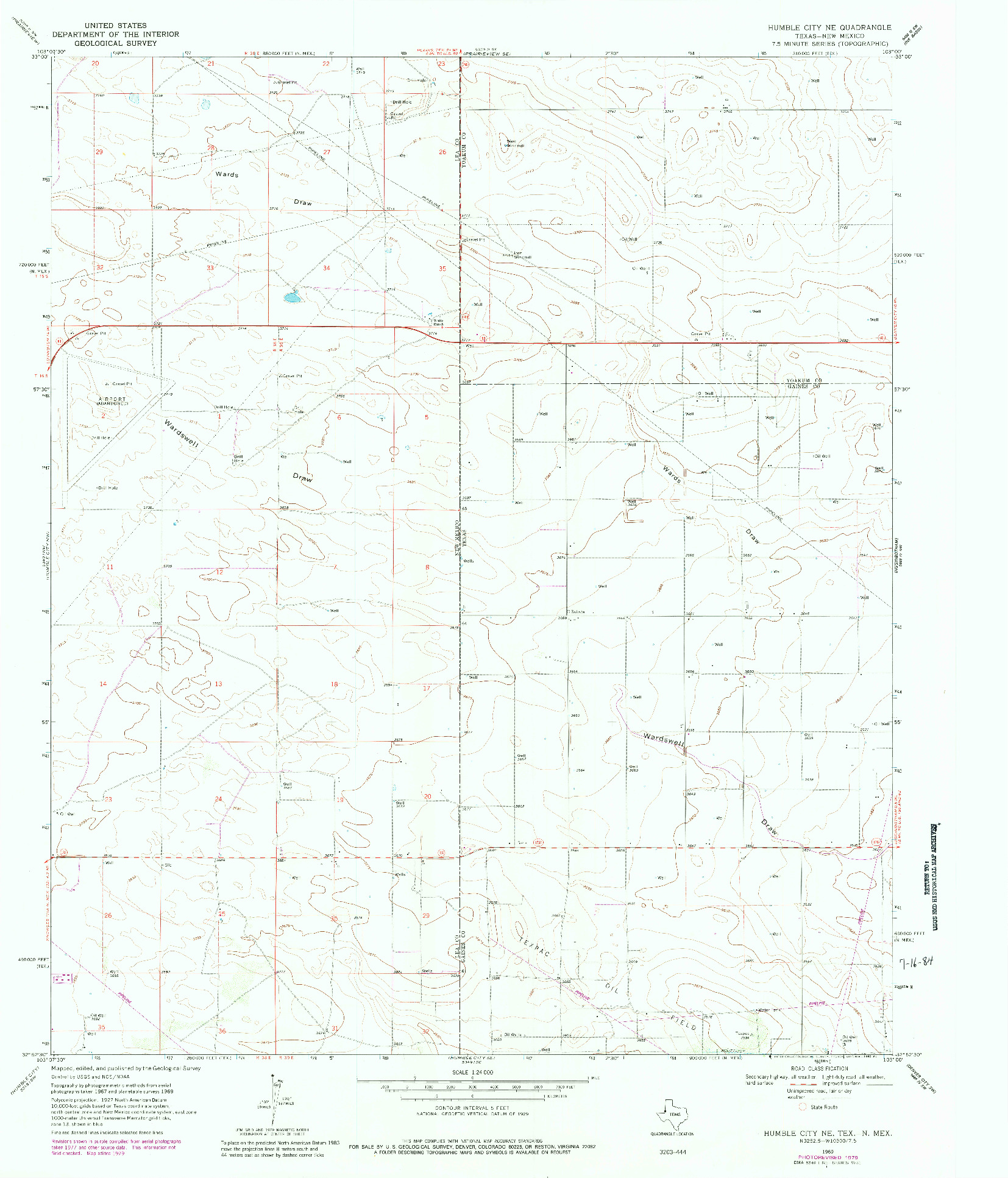 USGS 1:24000-SCALE QUADRANGLE FOR HUMBLE CITY NE, TX 1969