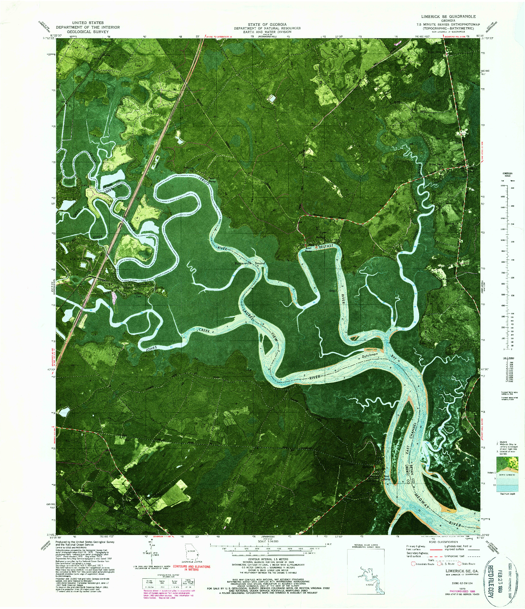 USGS 1:24000-SCALE QUADRANGLE FOR LIMERICK SE, GA 1979