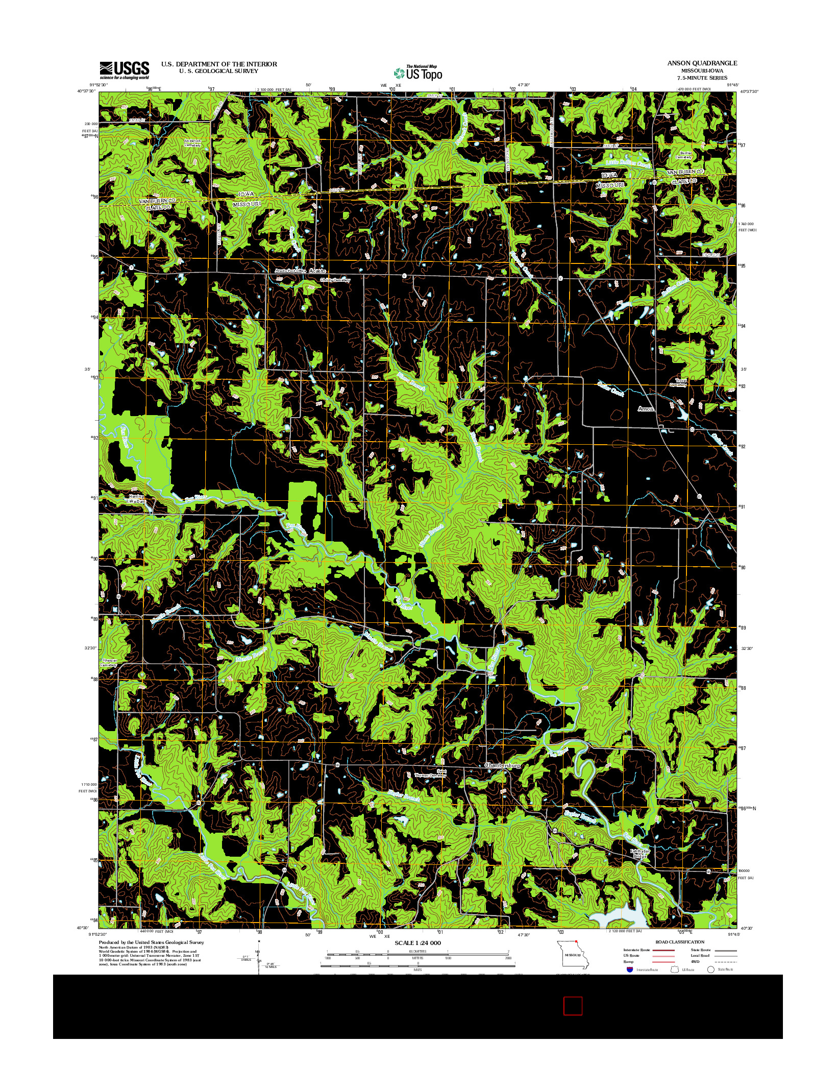 USGS US TOPO 7.5-MINUTE MAP FOR ANSON, MO-IA 2012