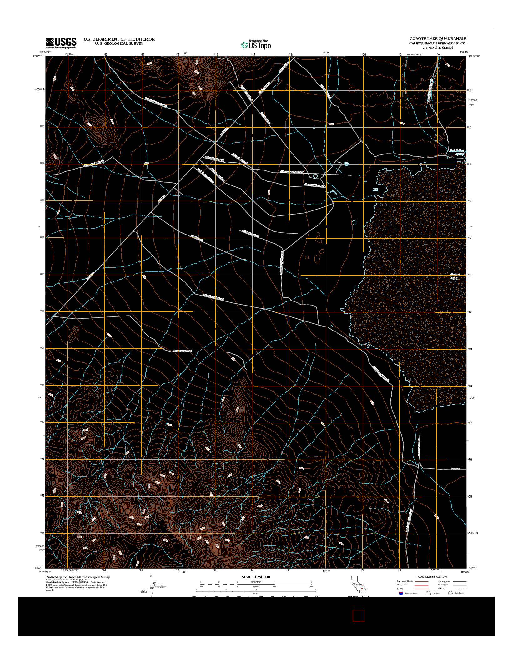 USGS US TOPO 7.5-MINUTE MAP FOR COYOTE LAKE, CA 2012