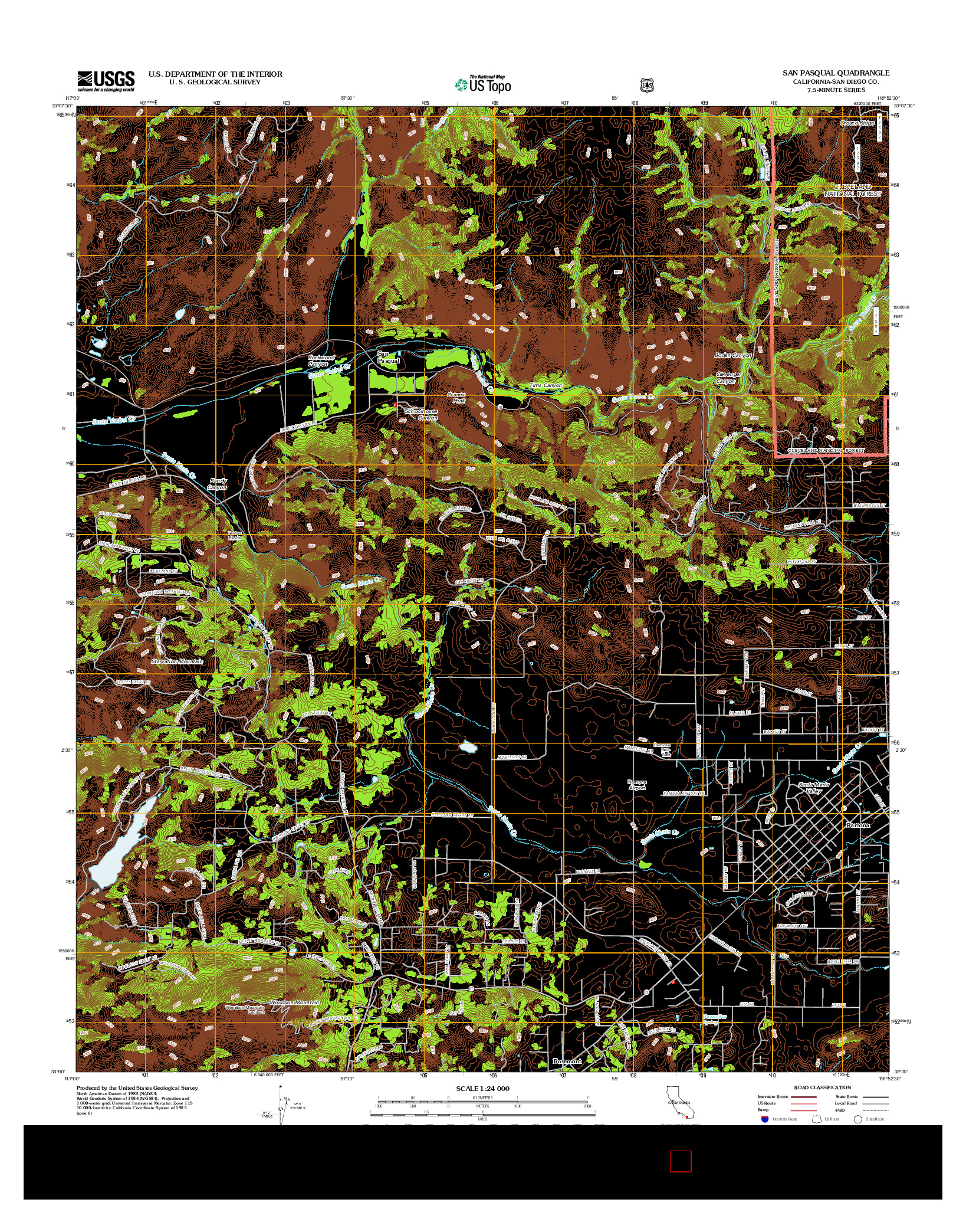 USGS US TOPO 7.5-MINUTE MAP FOR SAN PASQUAL, CA 2012