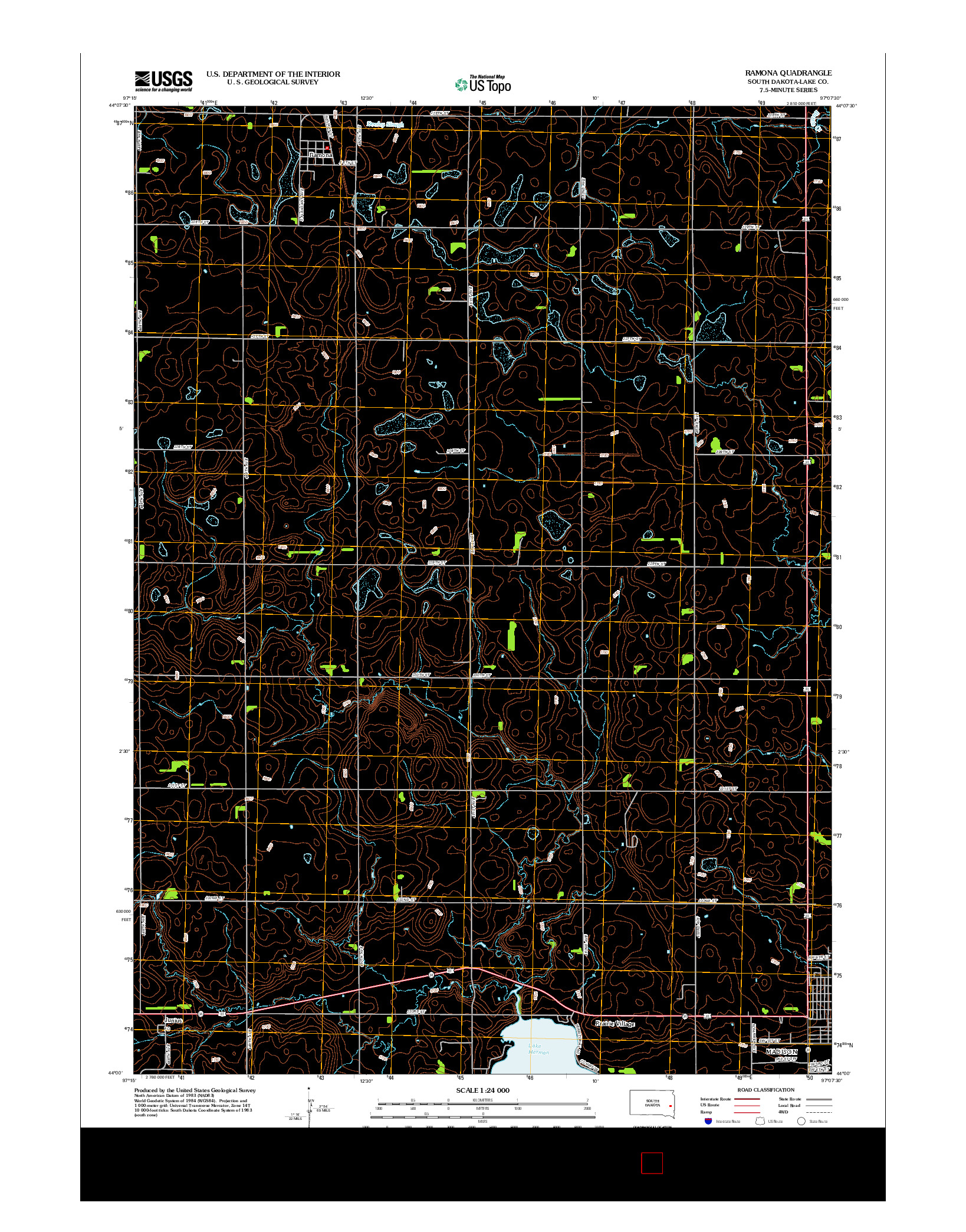 USGS US TOPO 7.5-MINUTE MAP FOR RAMONA, SD 2012