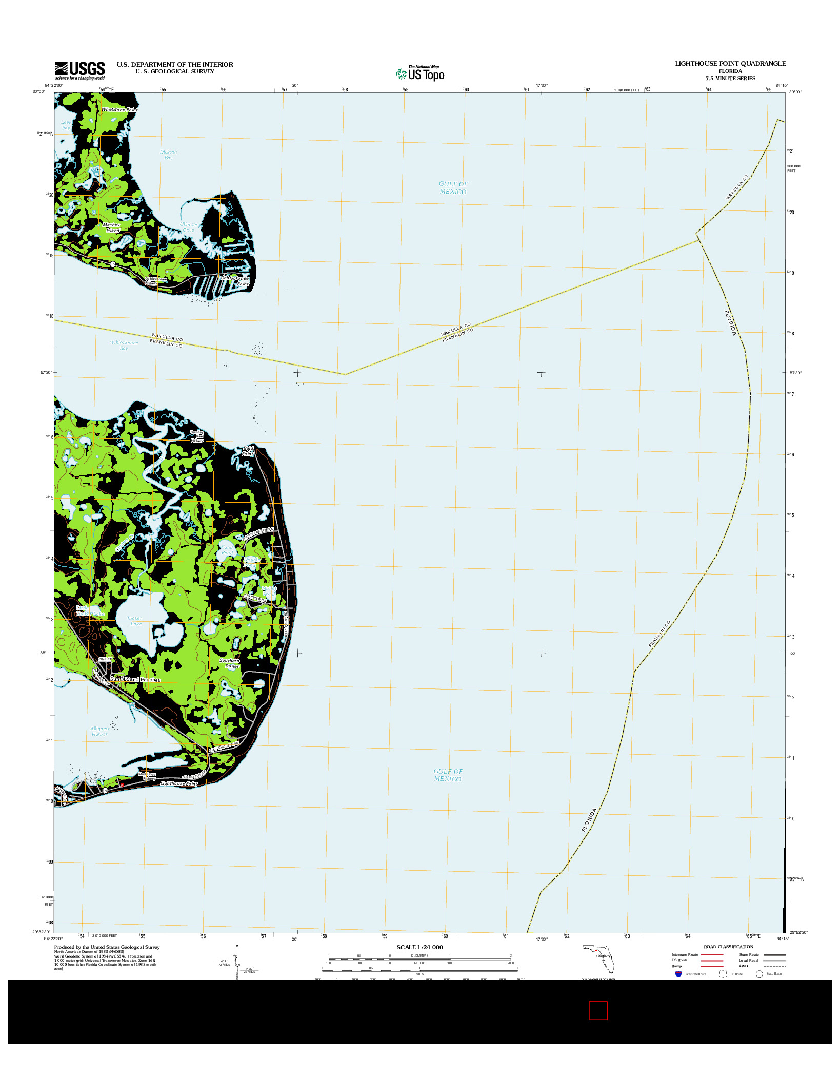 USGS US TOPO 7.5-MINUTE MAP FOR LIGHTHOUSE POINT, FL 2012