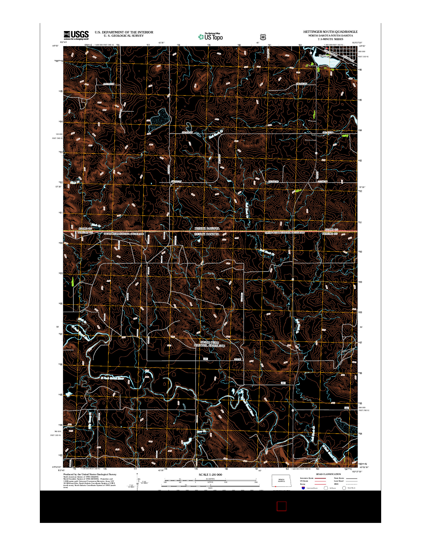 USGS US TOPO 7.5-MINUTE MAP FOR HETTINGER SOUTH, ND-SD 2012