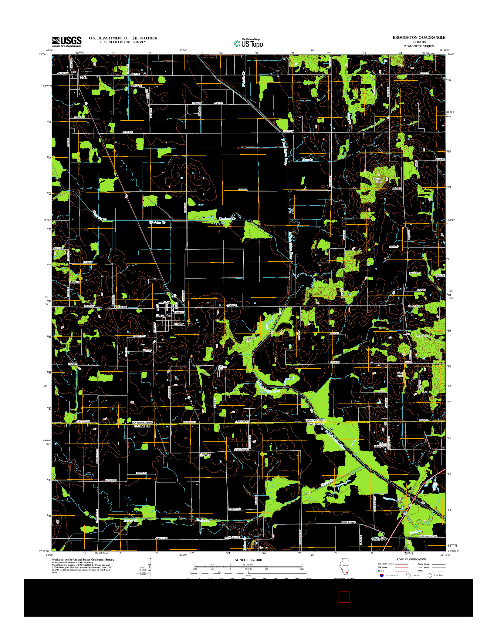 USGS US TOPO 7.5-MINUTE MAP FOR BROUGHTON, IL 2012