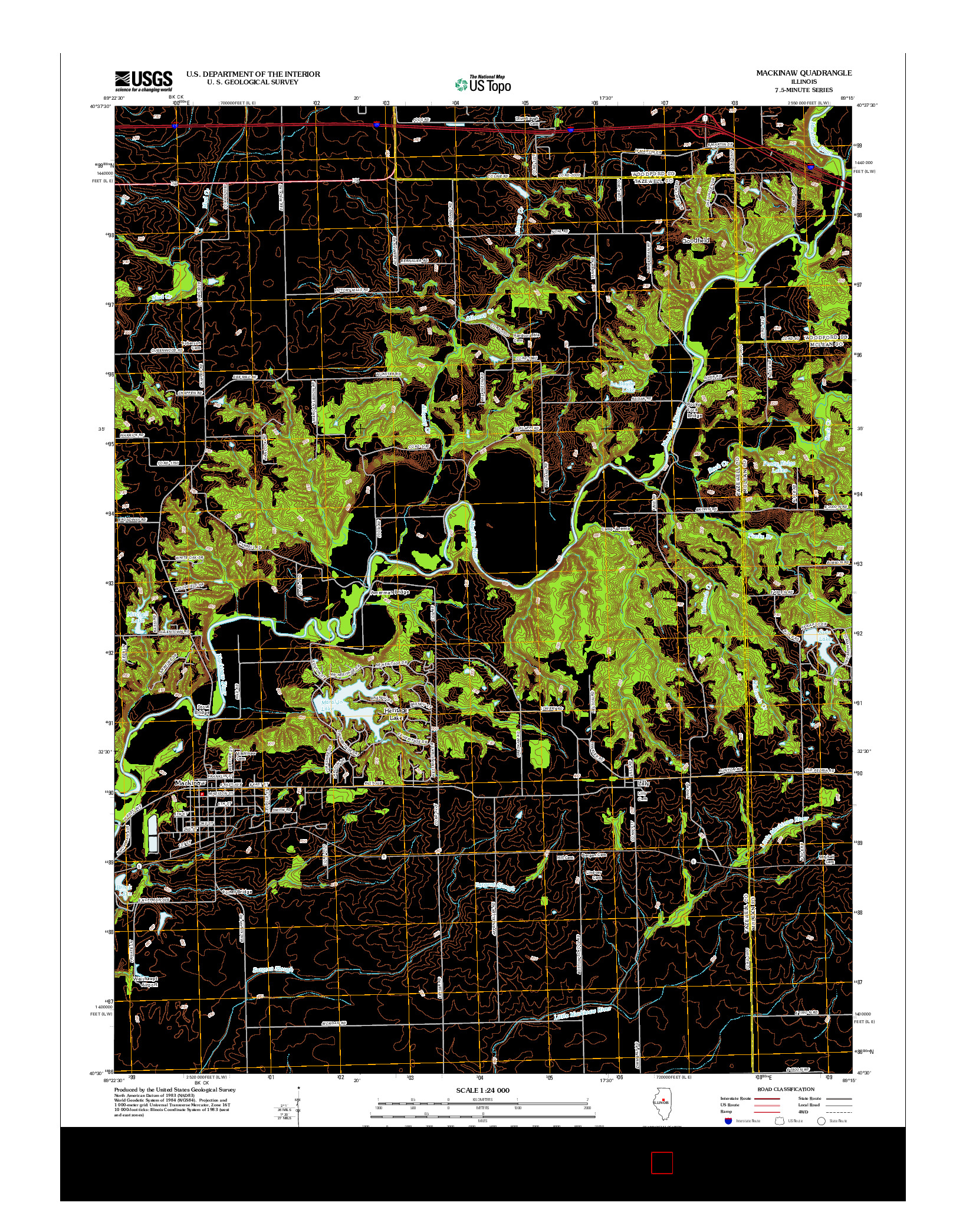 USGS US TOPO 7.5-MINUTE MAP FOR MACKINAW, IL 2012