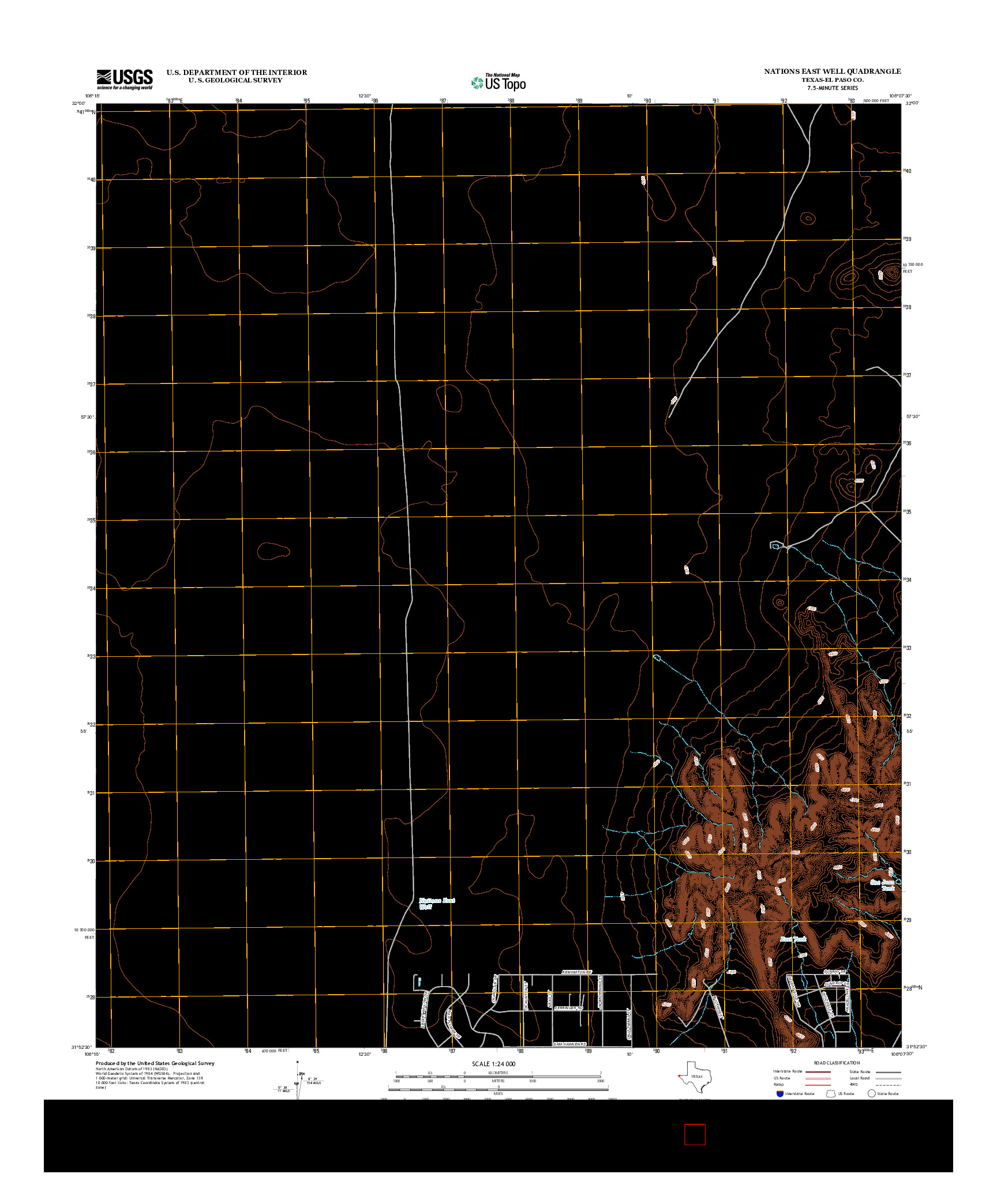 USGS US TOPO 7.5-MINUTE MAP FOR NATIONS EAST WELL, TX 2012