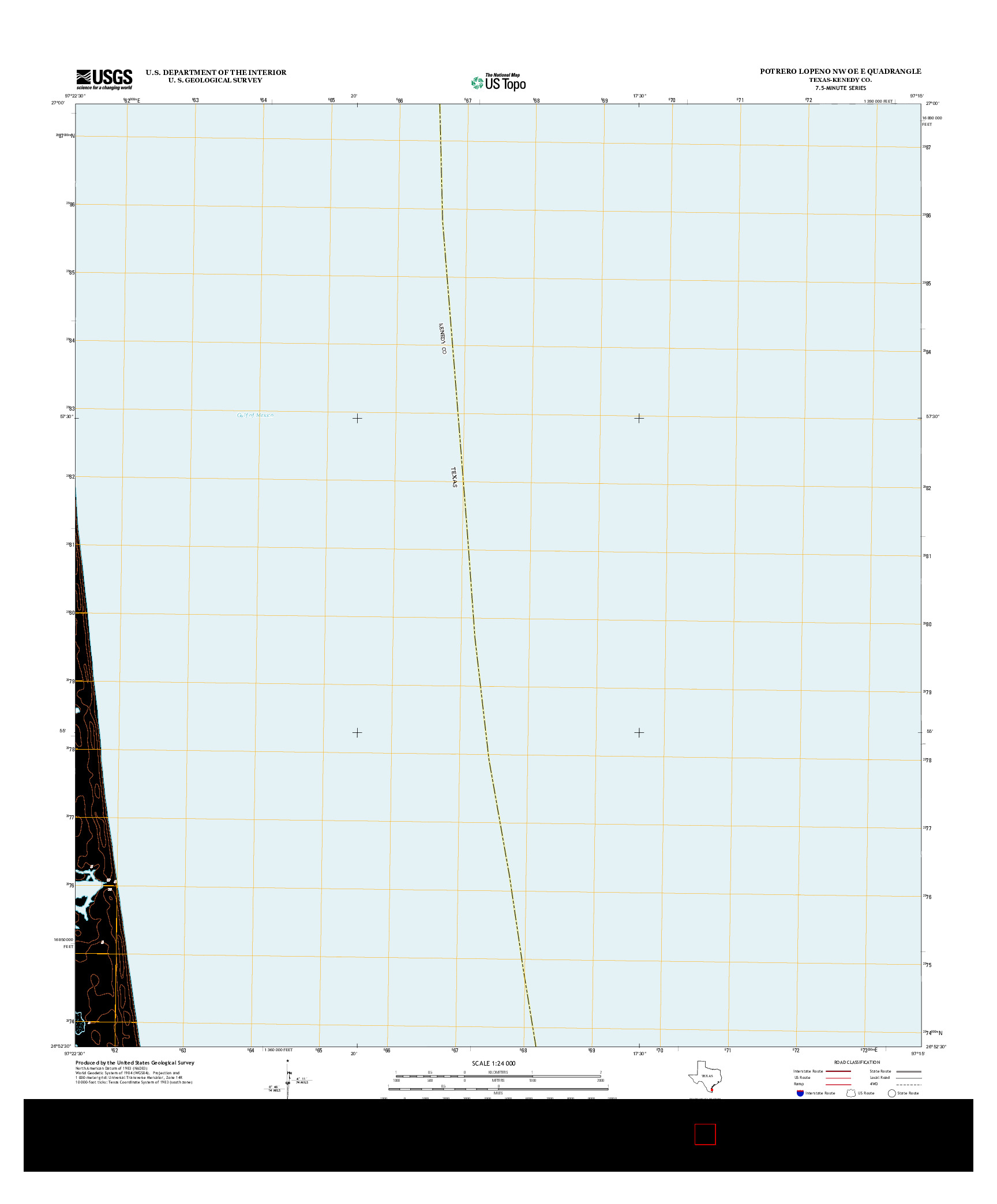 USGS US TOPO 7.5-MINUTE MAP FOR POTRERO LOPENO NW OE E, TX 2013
