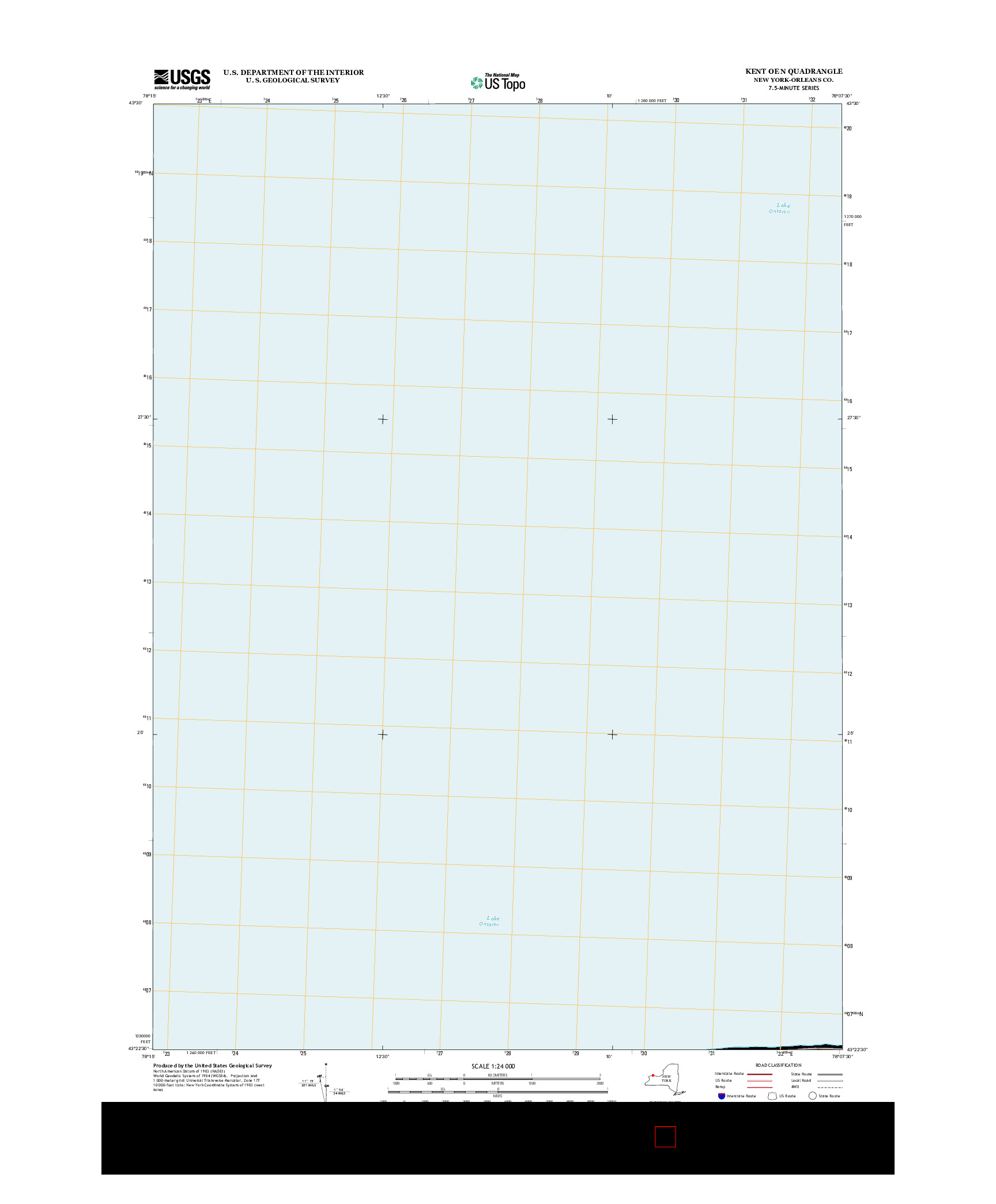 USGS US TOPO 7.5-MINUTE MAP FOR KENT OE N, NY 2013