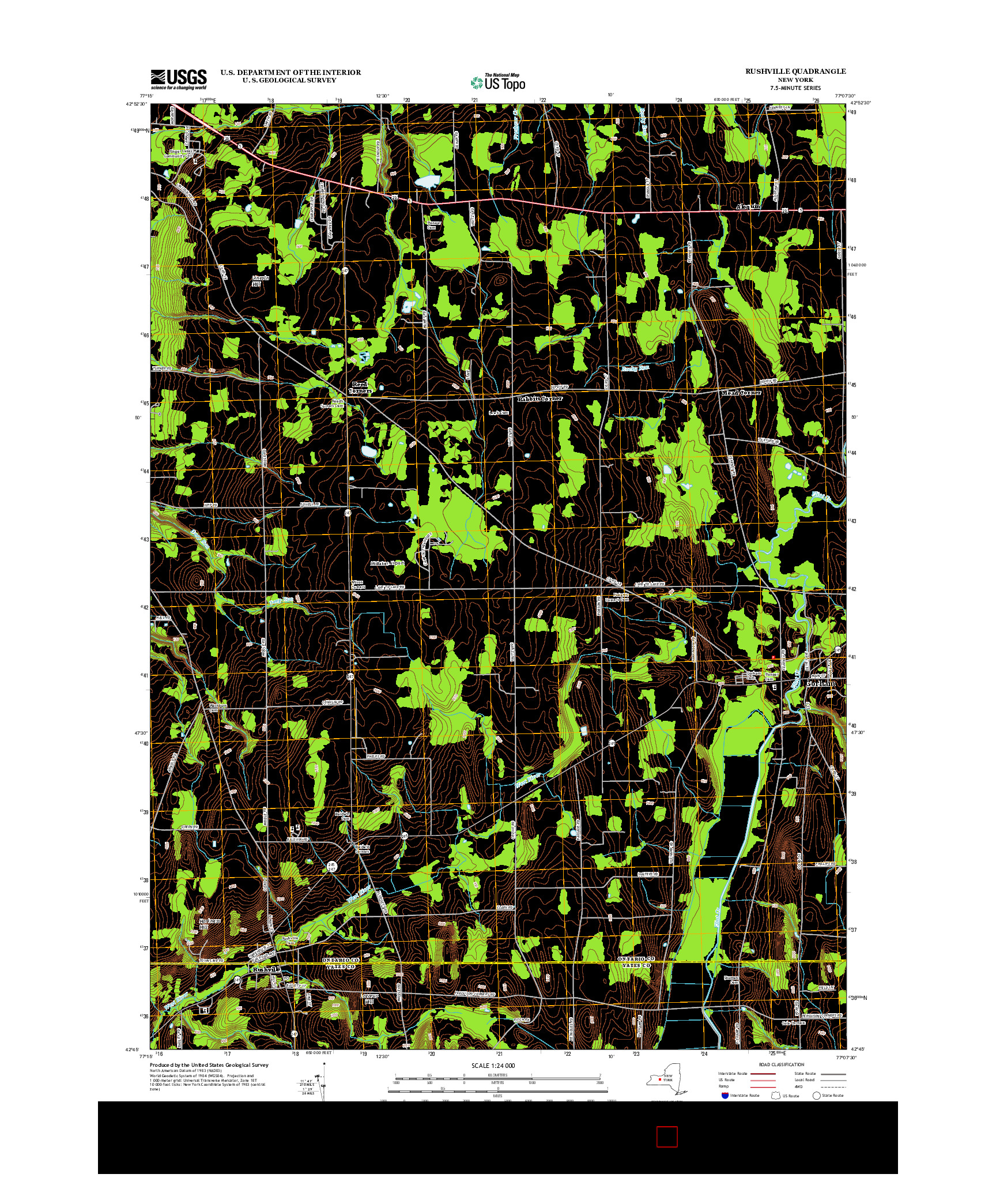 USGS US TOPO 7.5-MINUTE MAP FOR RUSHVILLE, NY 2013