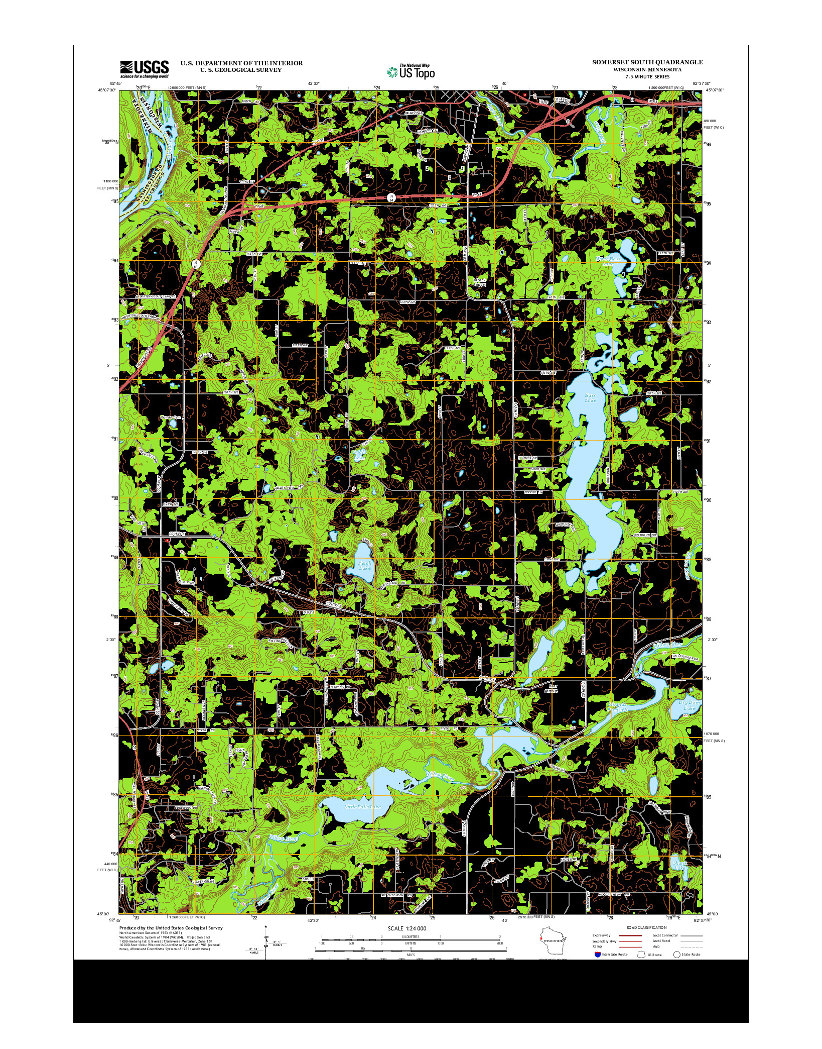 USGS US TOPO 7.5-MINUTE MAP FOR SOMERSET SOUTH, WI-MN 2013