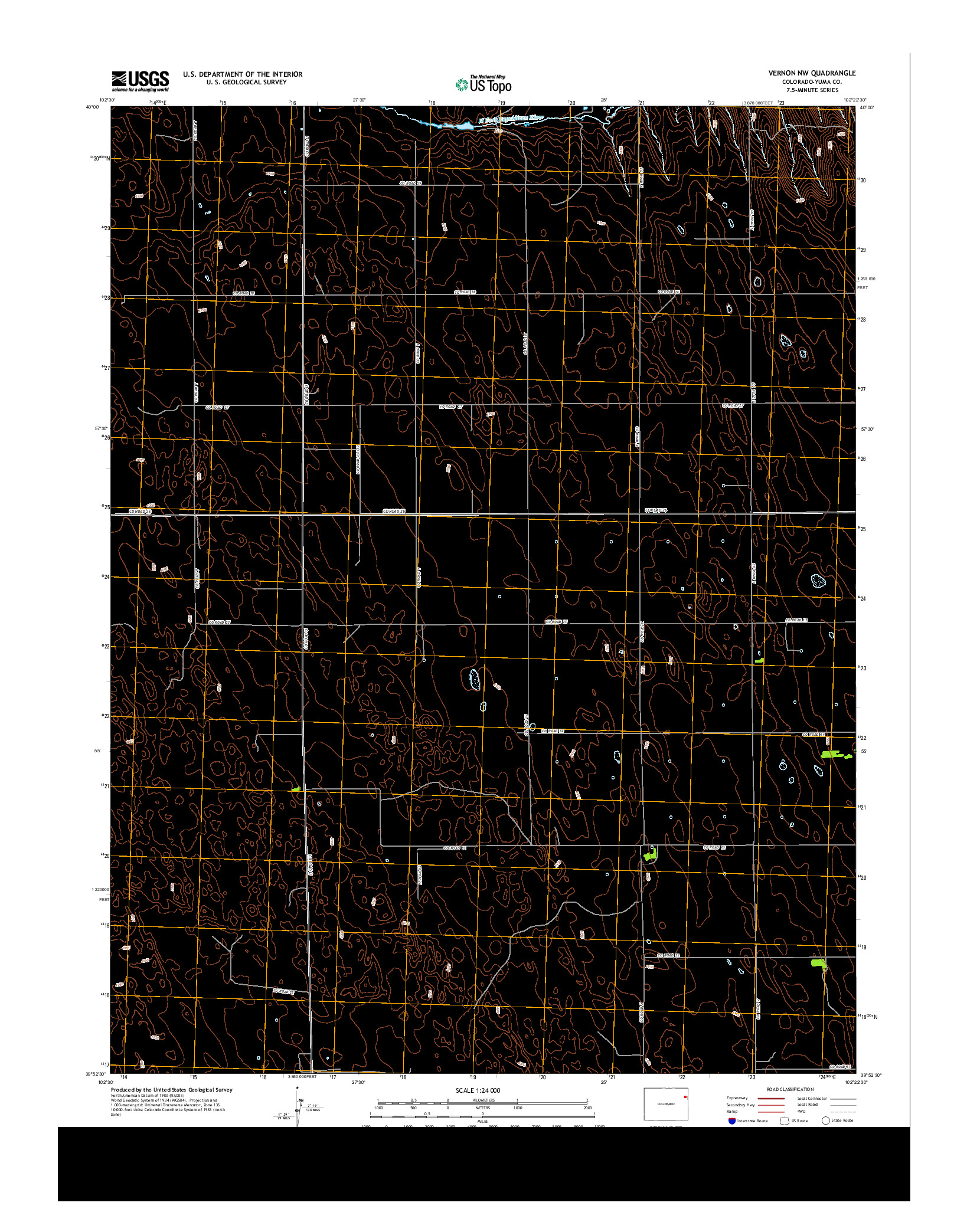 USGS US TOPO 7.5-MINUTE MAP FOR VERNON NW, CO 2013