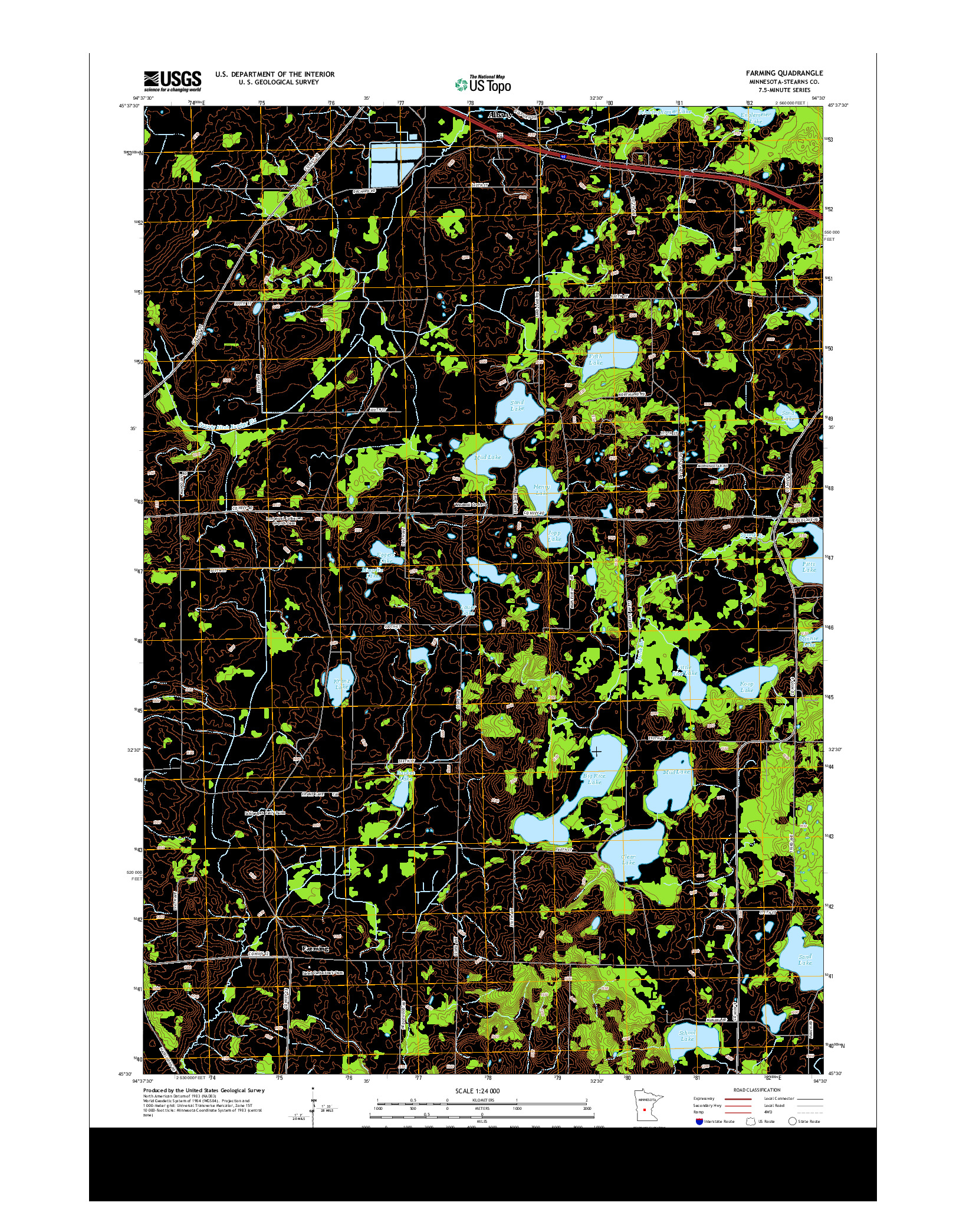 USGS US TOPO 7.5-MINUTE MAP FOR FARMING, MN 2013