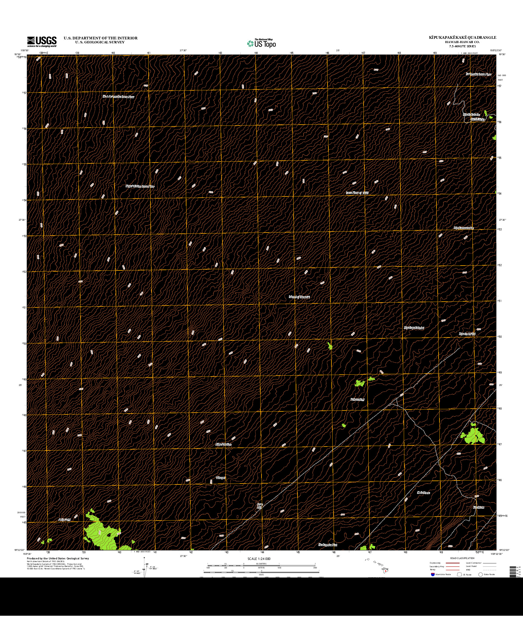 USGS US TOPO 7.5-MINUTE MAP FOR KIPUKAPAKEKAKE, HI 2013