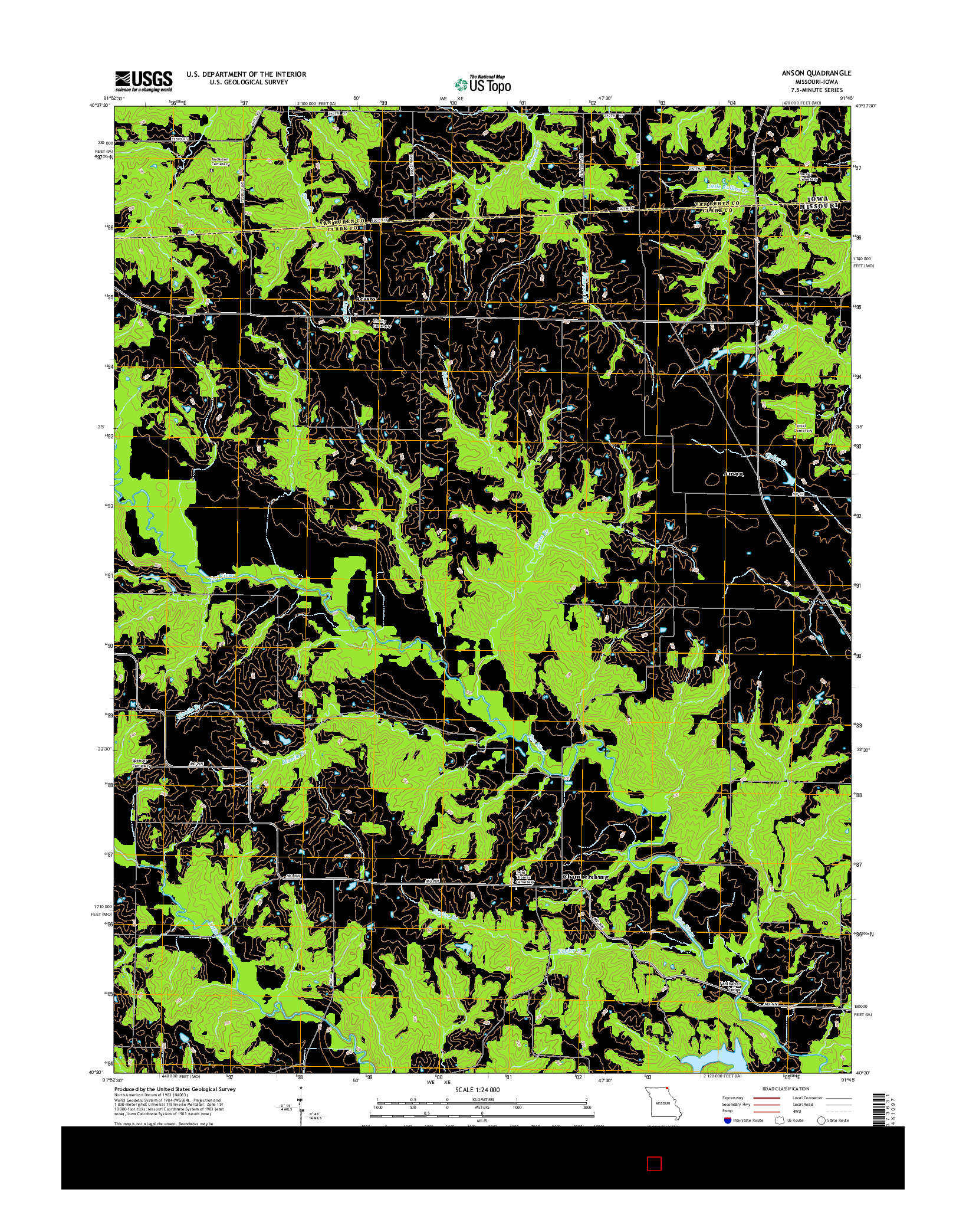 USGS US TOPO 7.5-MINUTE MAP FOR ANSON, MO-IA 2014