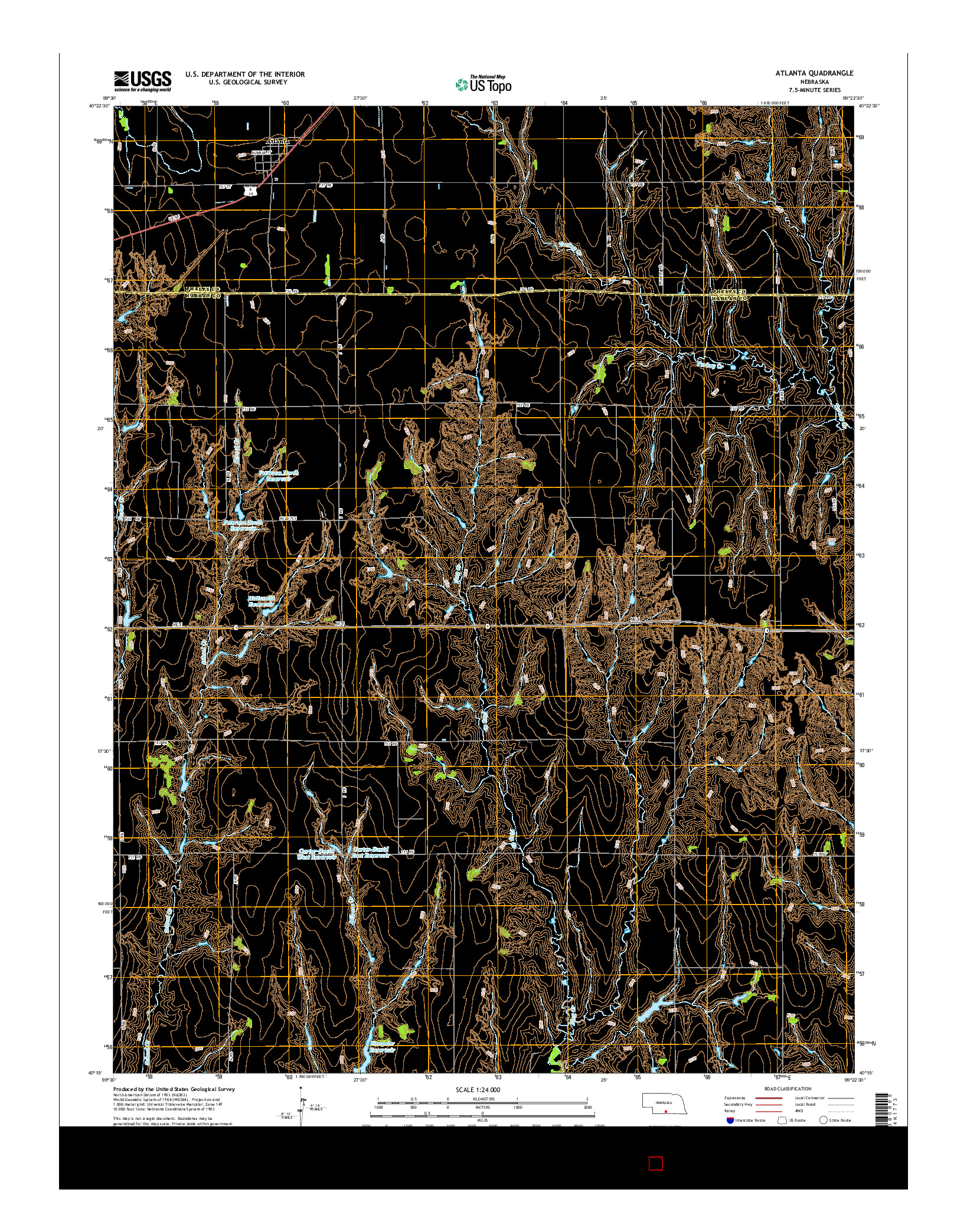 USGS US TOPO 7.5-MINUTE MAP FOR ATLANTA, NE 2014