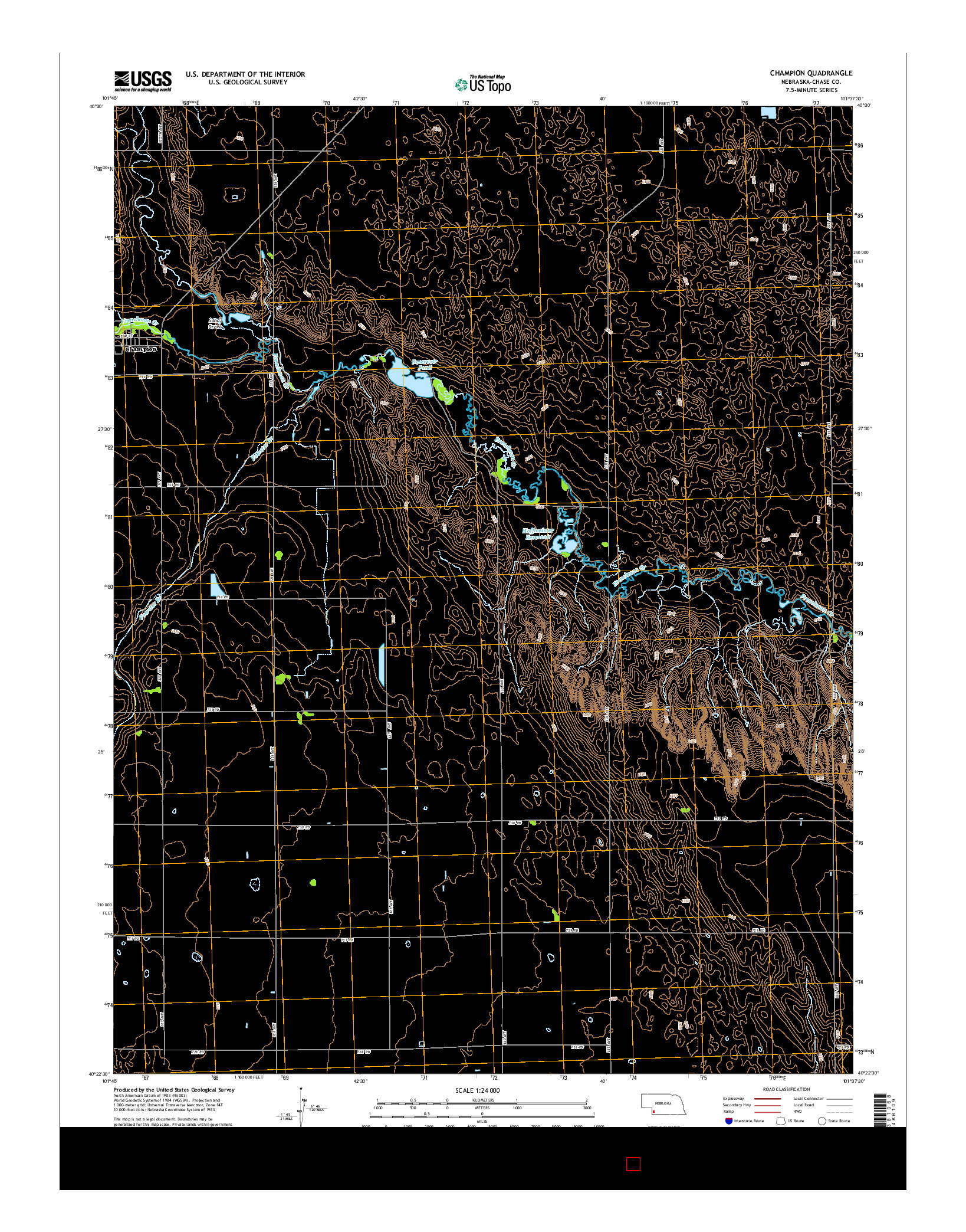 USGS US TOPO 7.5-MINUTE MAP FOR CHAMPION, NE 2014