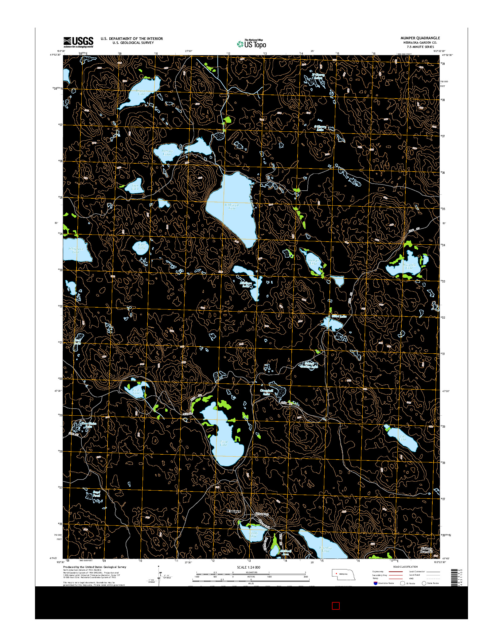 USGS US TOPO 7.5-MINUTE MAP FOR MUMPER, NE 2014