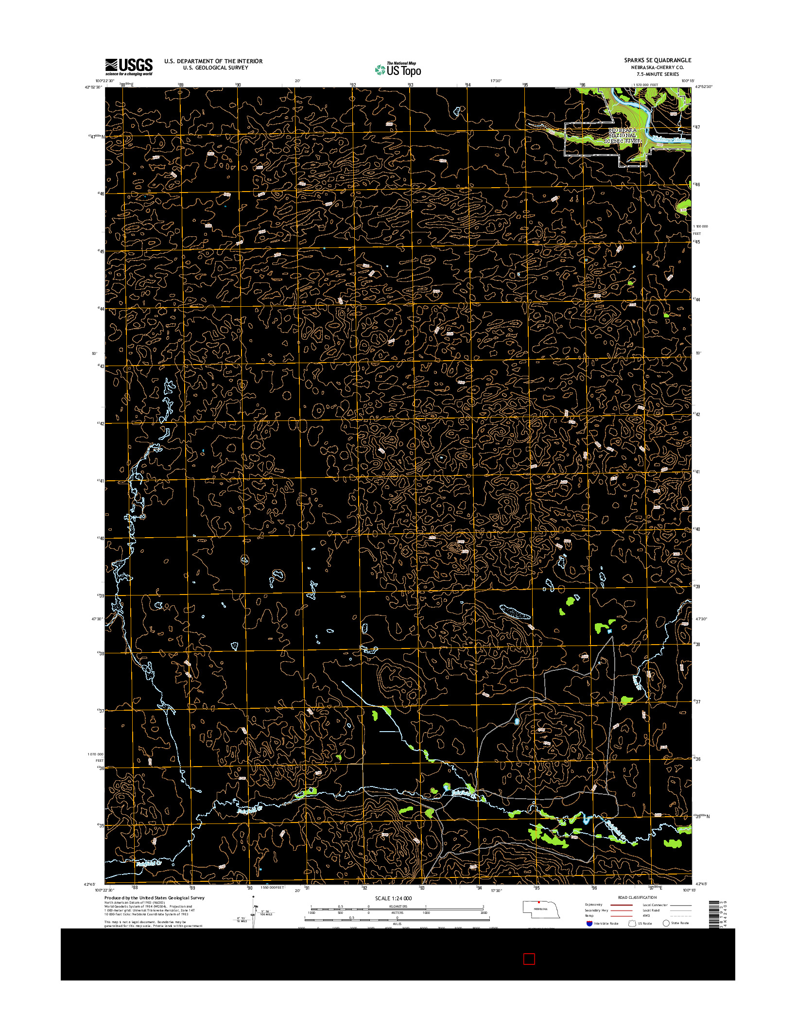 USGS US TOPO 7.5-MINUTE MAP FOR SPARKS SE, NE 2014