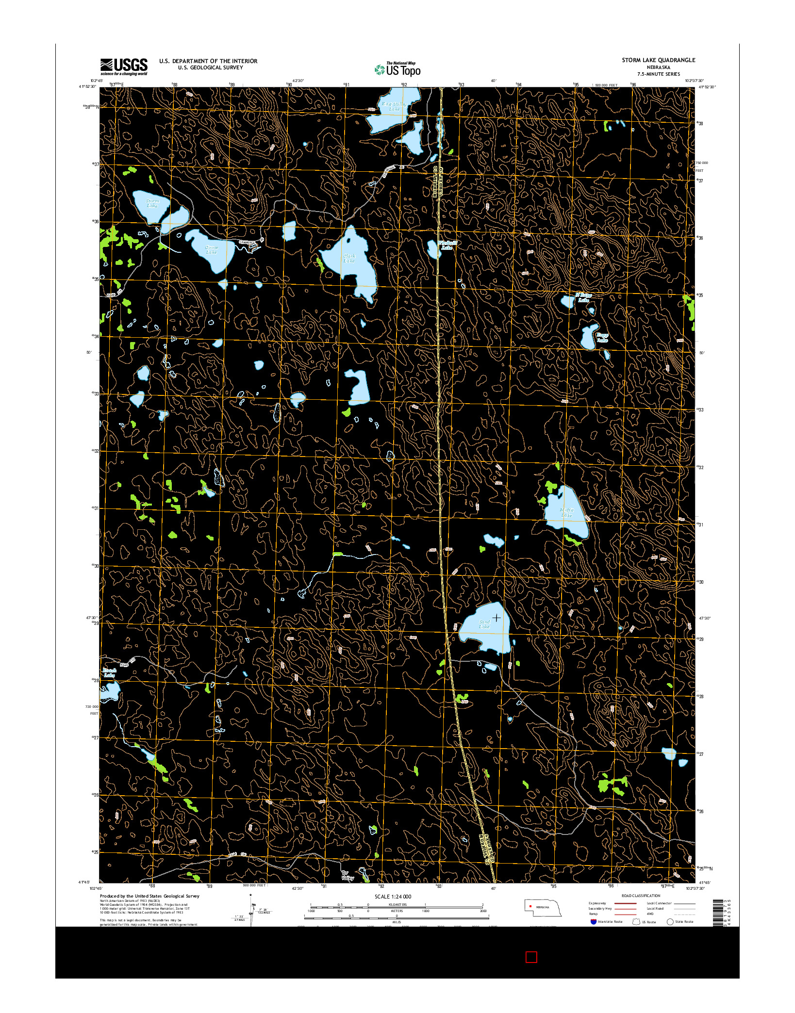 USGS US TOPO 7.5-MINUTE MAP FOR STORM LAKE, NE 2014