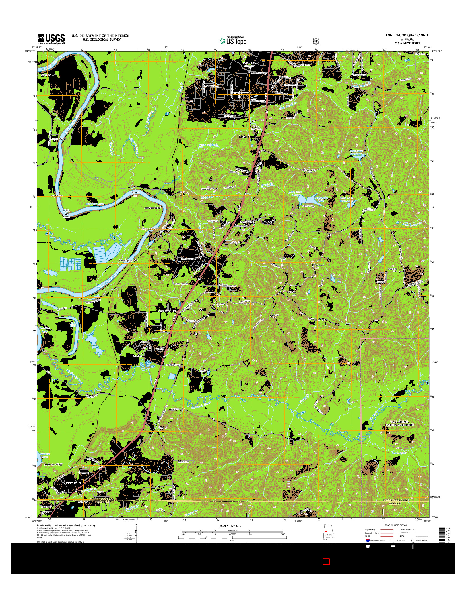 USGS US TOPO 7.5-MINUTE MAP FOR ENGLEWOOD, AL 2014