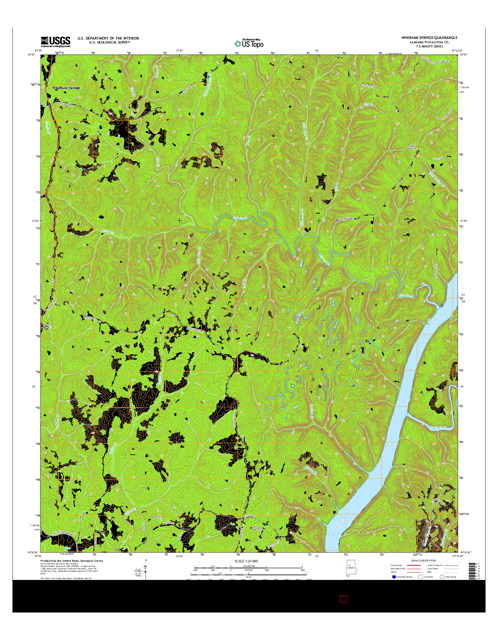 USGS US TOPO 7.5-MINUTE MAP FOR WINDHAM SPRINGS, AL 2014