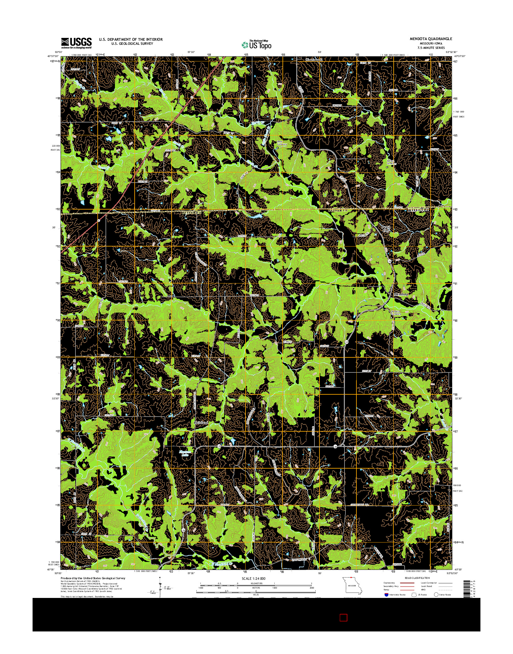 USGS US TOPO 7.5-MINUTE MAP FOR MENDOTA, MO-IA 2015