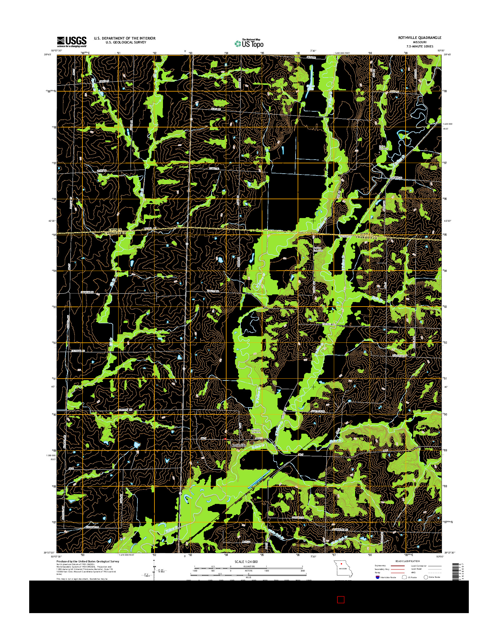 USGS US TOPO 7.5-MINUTE MAP FOR ROTHVILLE, MO 2015