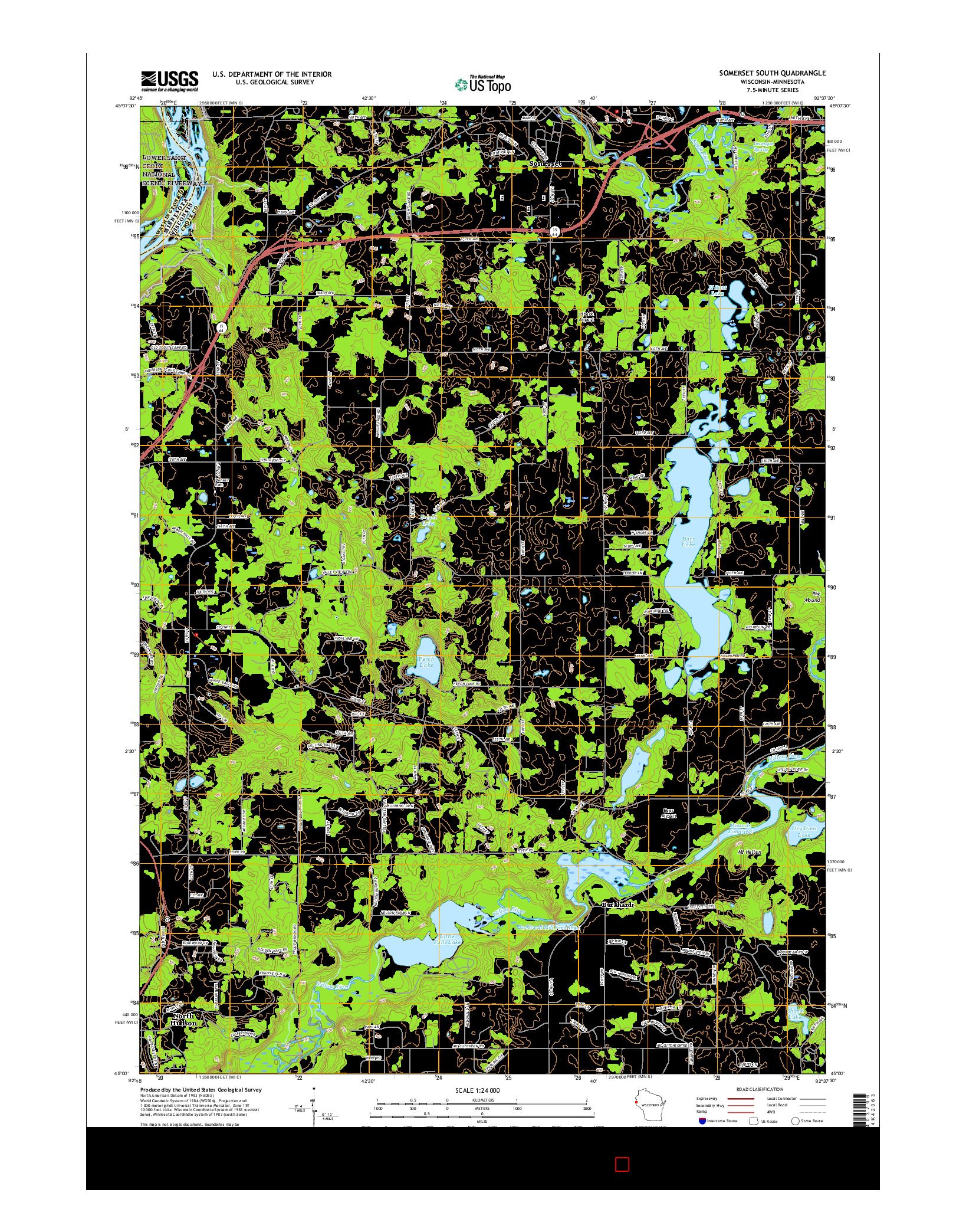USGS US TOPO 7.5-MINUTE MAP FOR SOMERSET SOUTH, WI-MN 2015