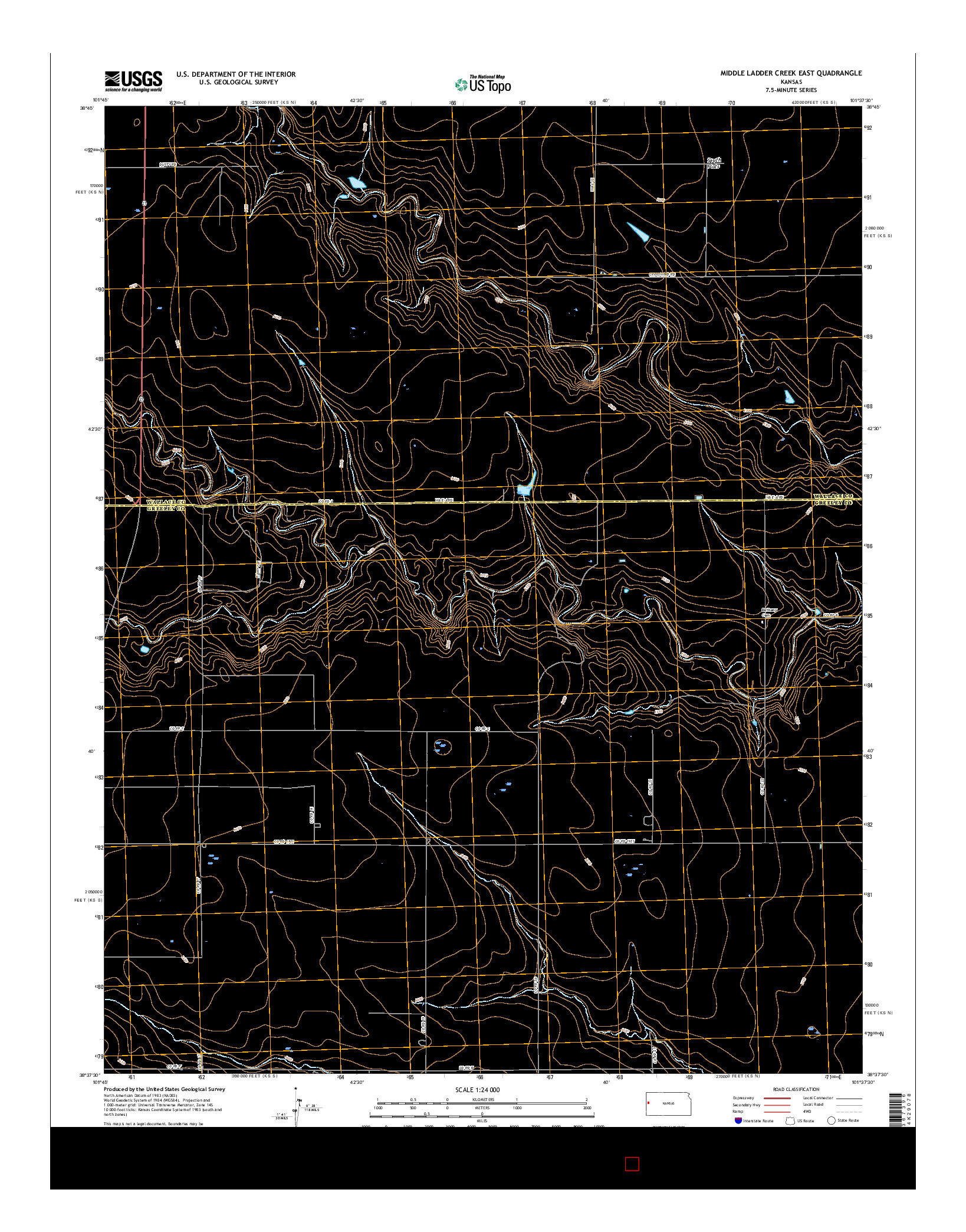 USGS US TOPO 7.5-MINUTE MAP FOR MIDDLE LADDER CREEK EAST, KS 2015