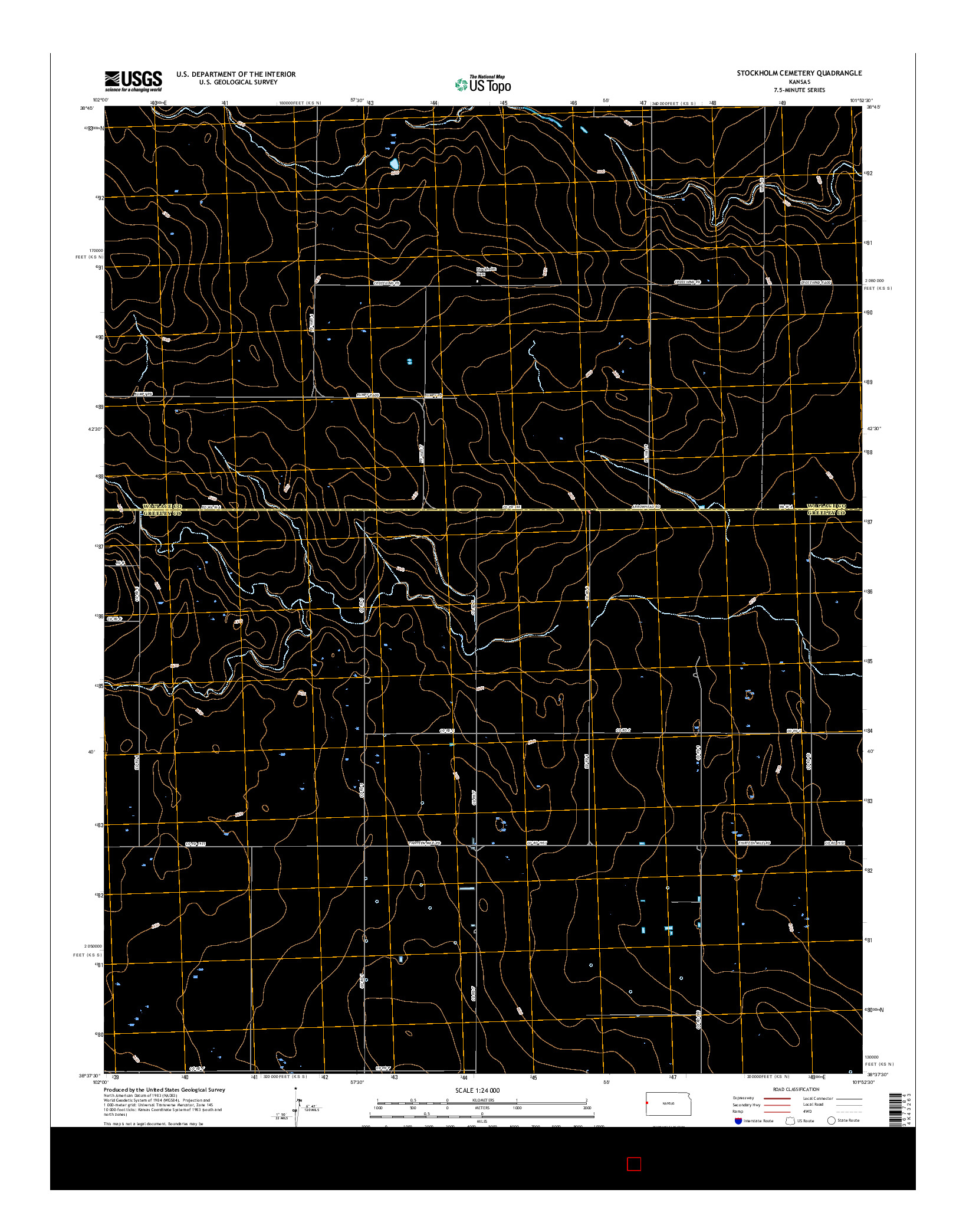 USGS US TOPO 7.5-MINUTE MAP FOR STOCKHOLM CEMETERY, KS 2015